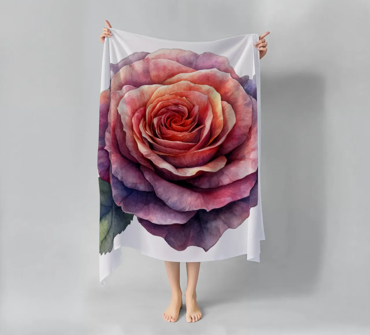 Fiore di rosa telo mare da Bold Blooms