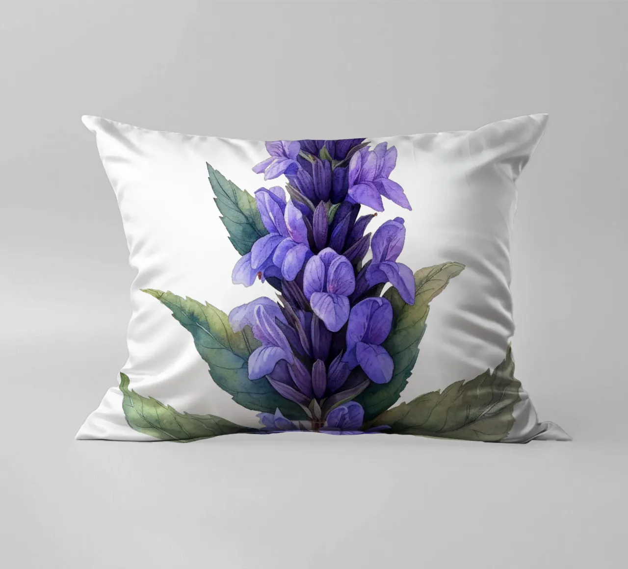 Fiore di salvia cuscino da Bold Blooms