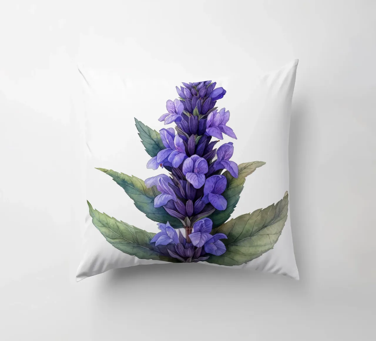 Fiore di salvia cuscino da Bold Blooms