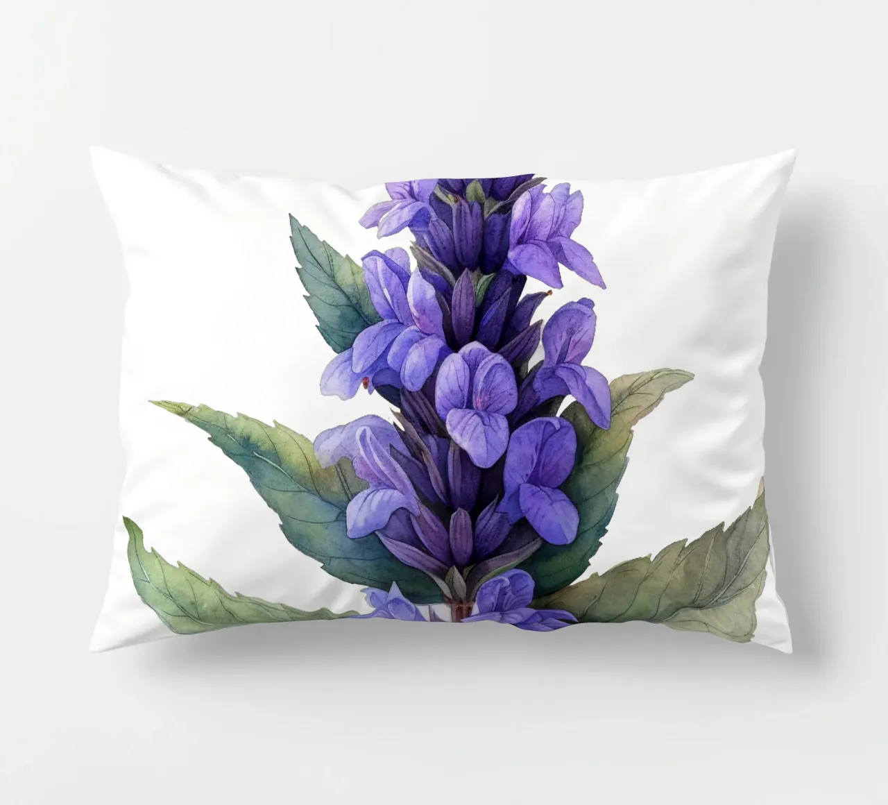 Fiore di salvia cuscino da Bold Blooms
