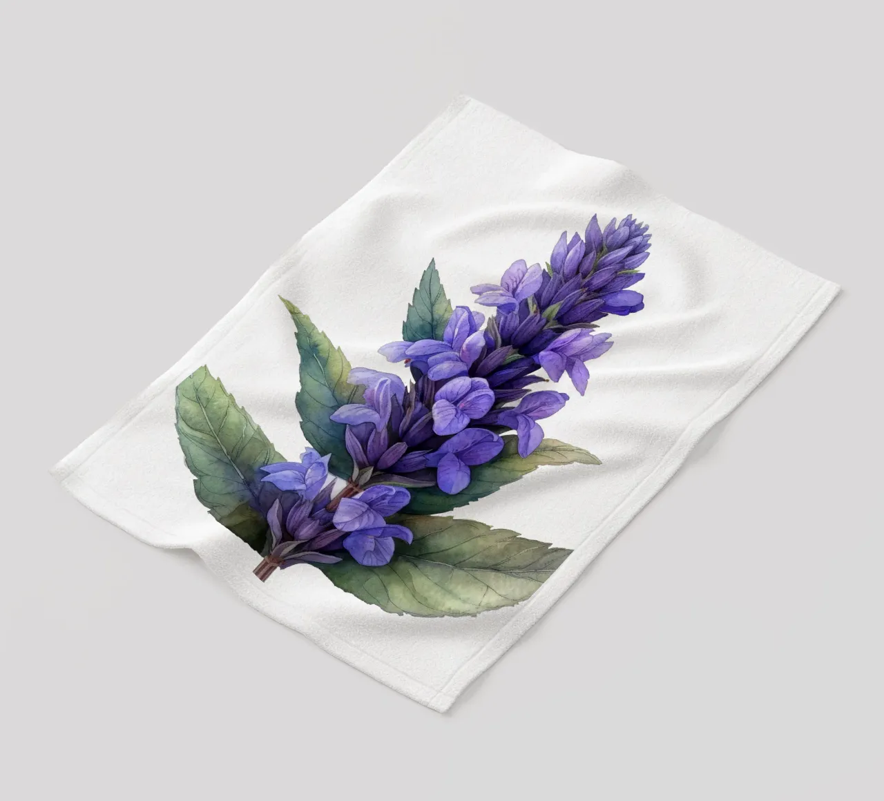 Fiore di salvia coperta in pile da Bold Blooms