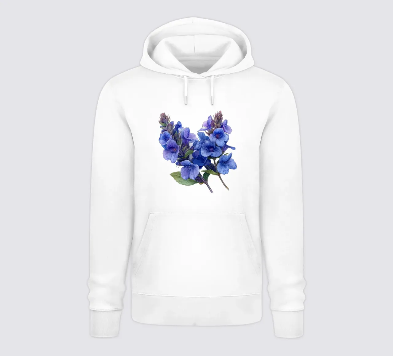 Fiore di salvia felpa con cappuccio da Bold Blooms