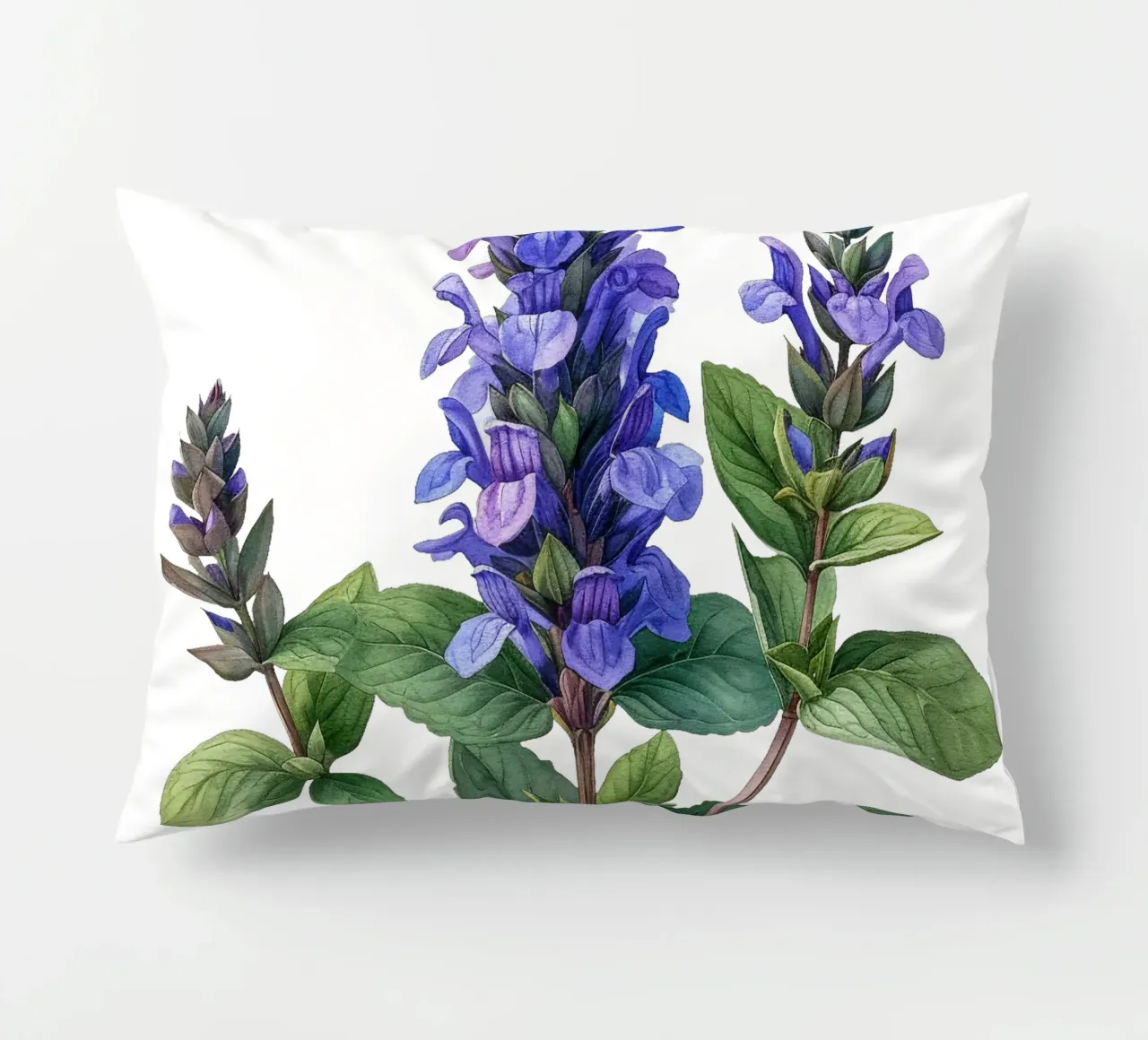 Fiore di salvia cuscino da Bold Blooms