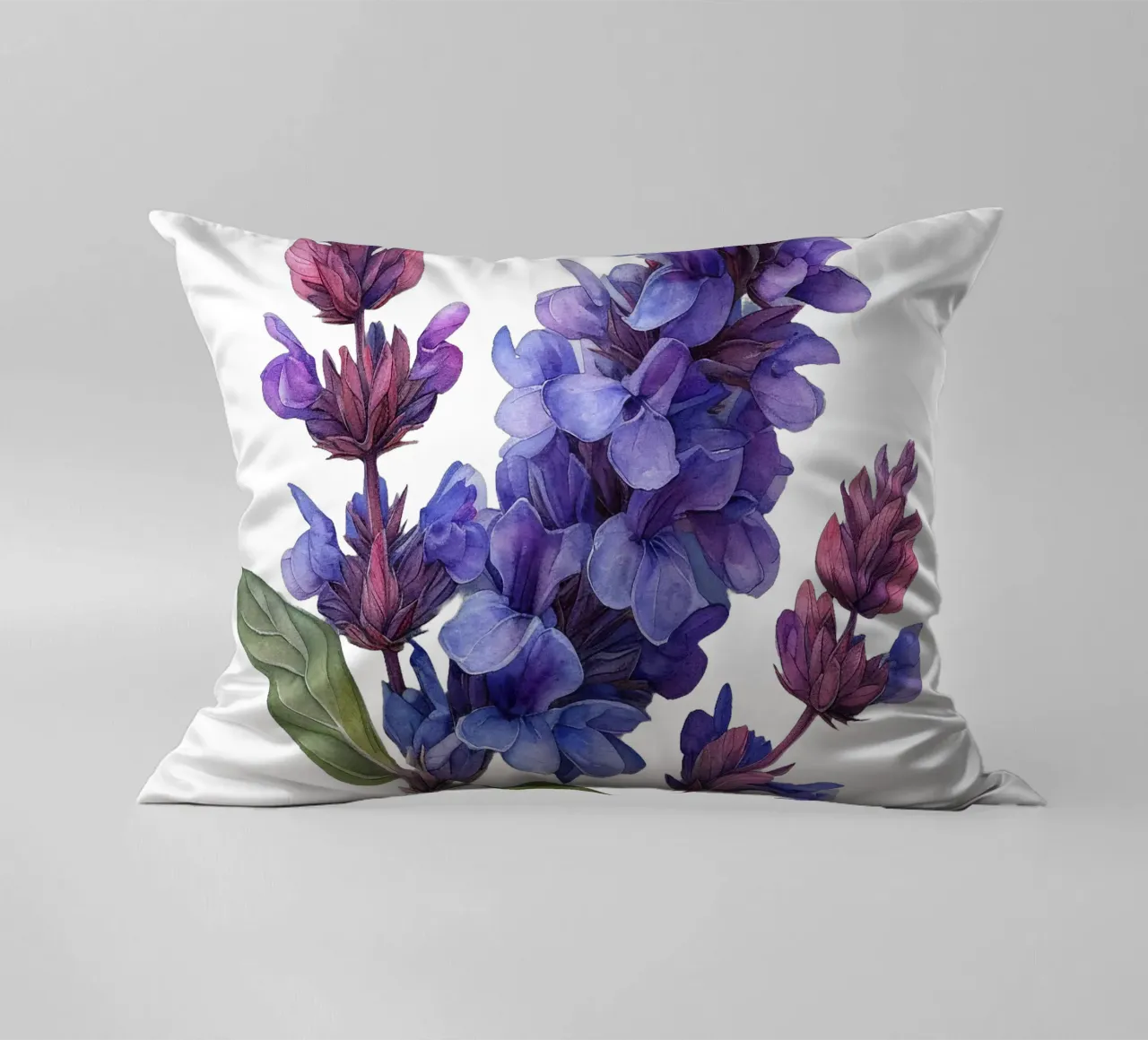 Fiore di salvia cuscino da Bold Blooms