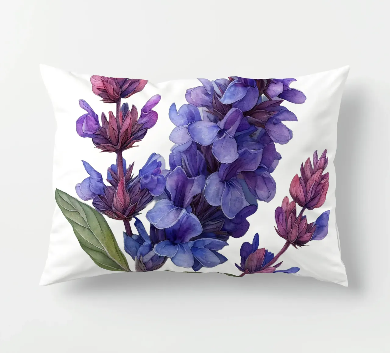Fiore di salvia cuscino da Bold Blooms