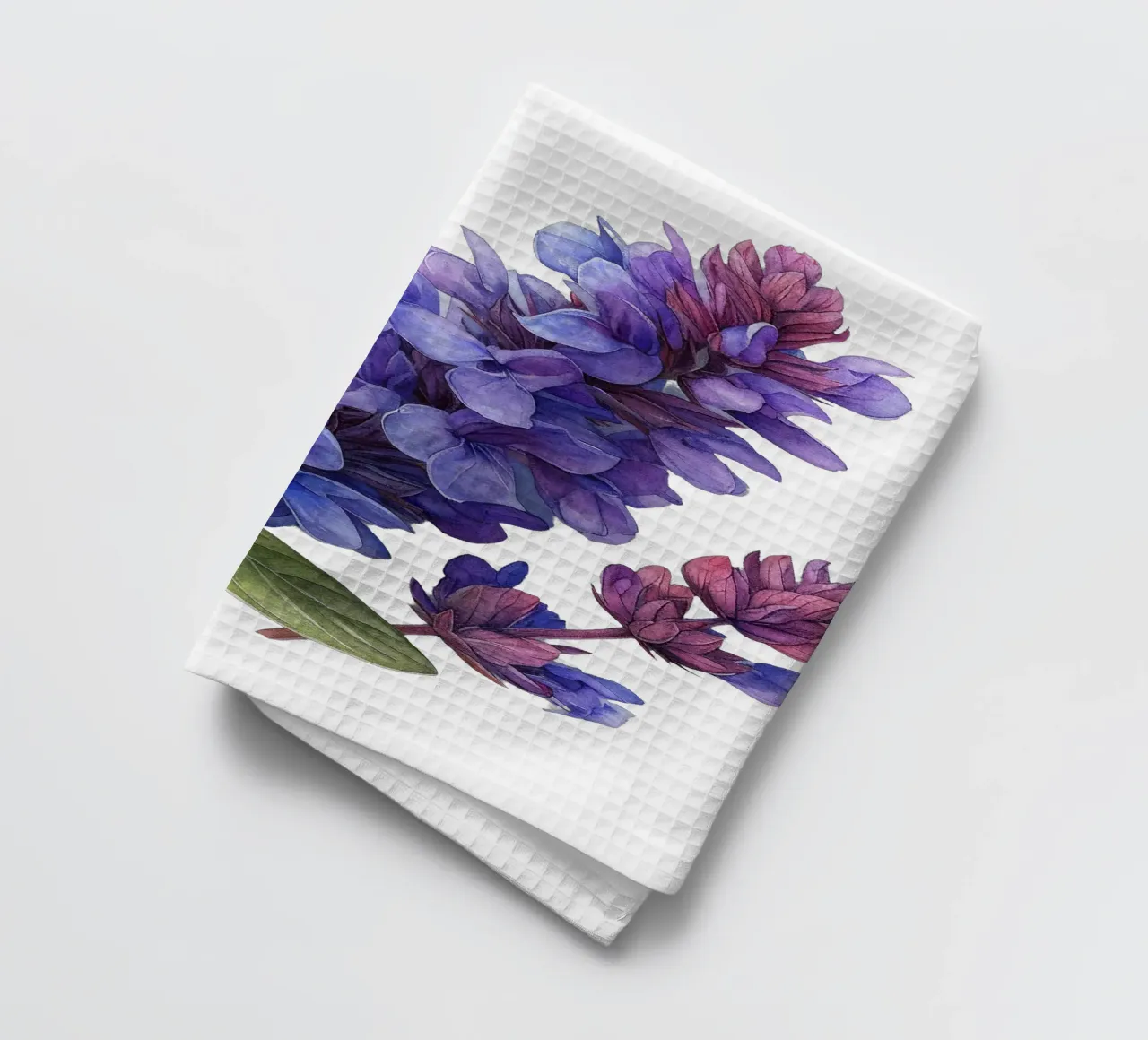 Fiore di salvia canovaccio da cucina da Bold Blooms