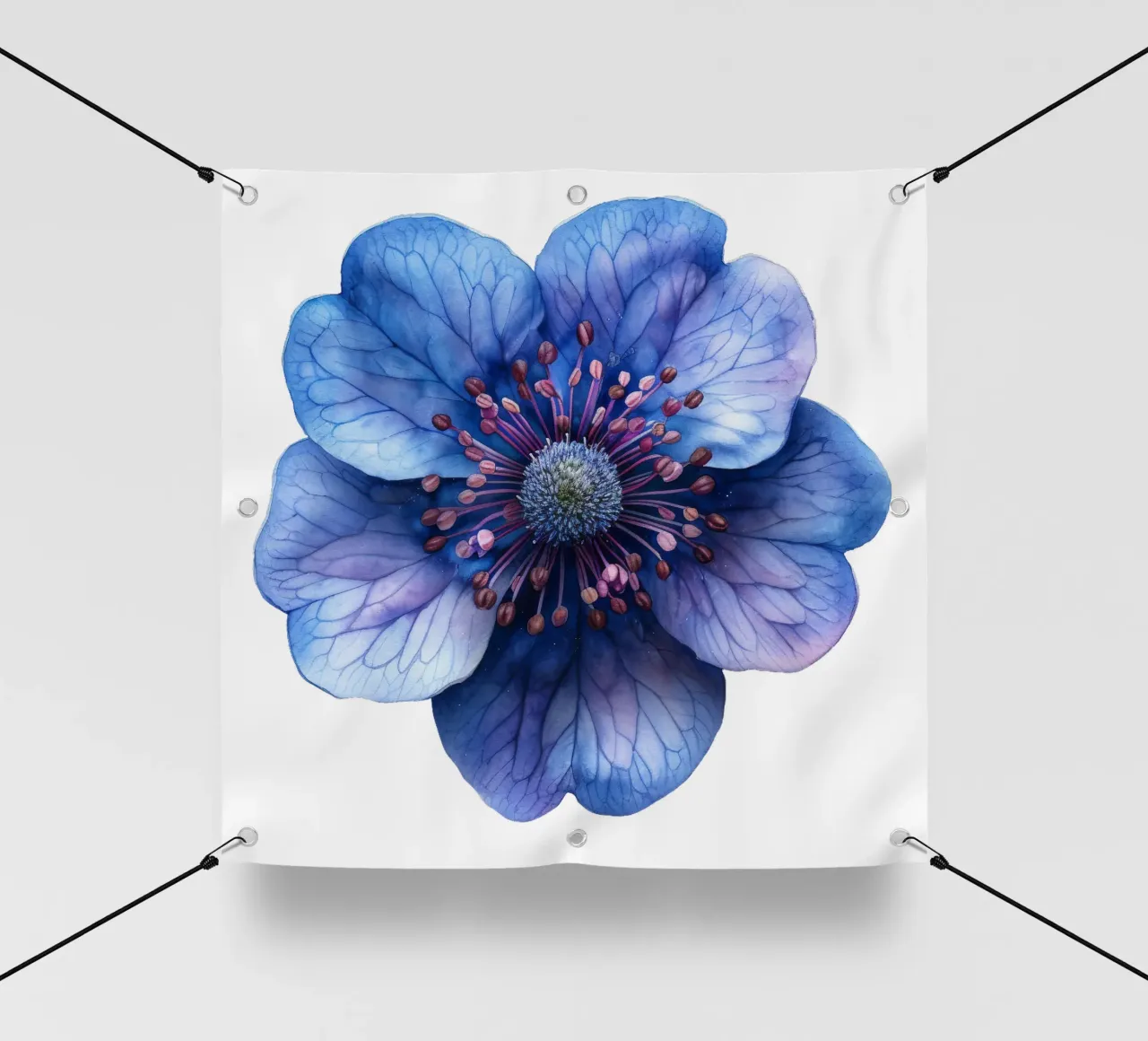 Fiore di scabiosa telo in pvc da Bold Blooms