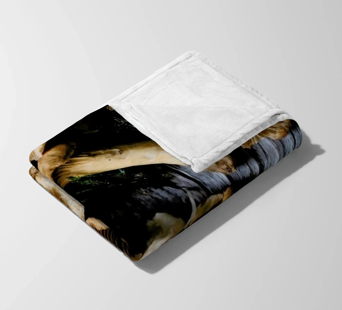 Pfifferlinge fleece blanket by Eat this