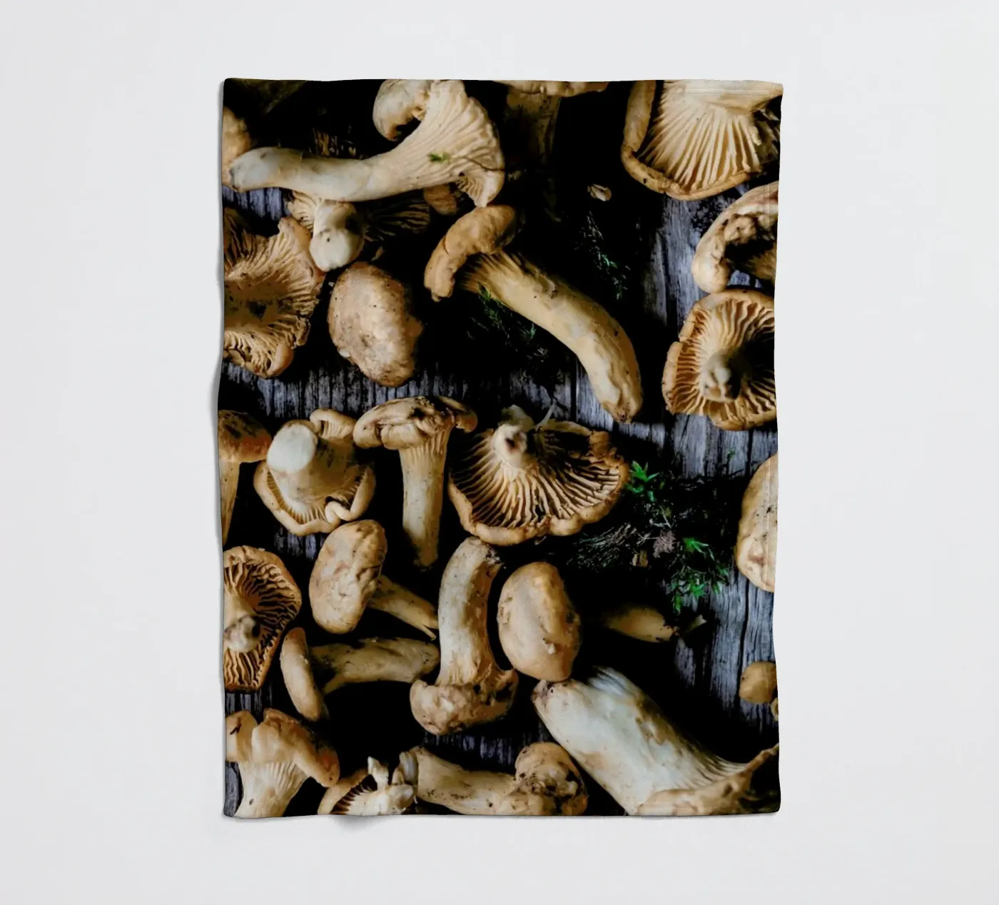 Pfifferlinge fleece blanket by Eat this