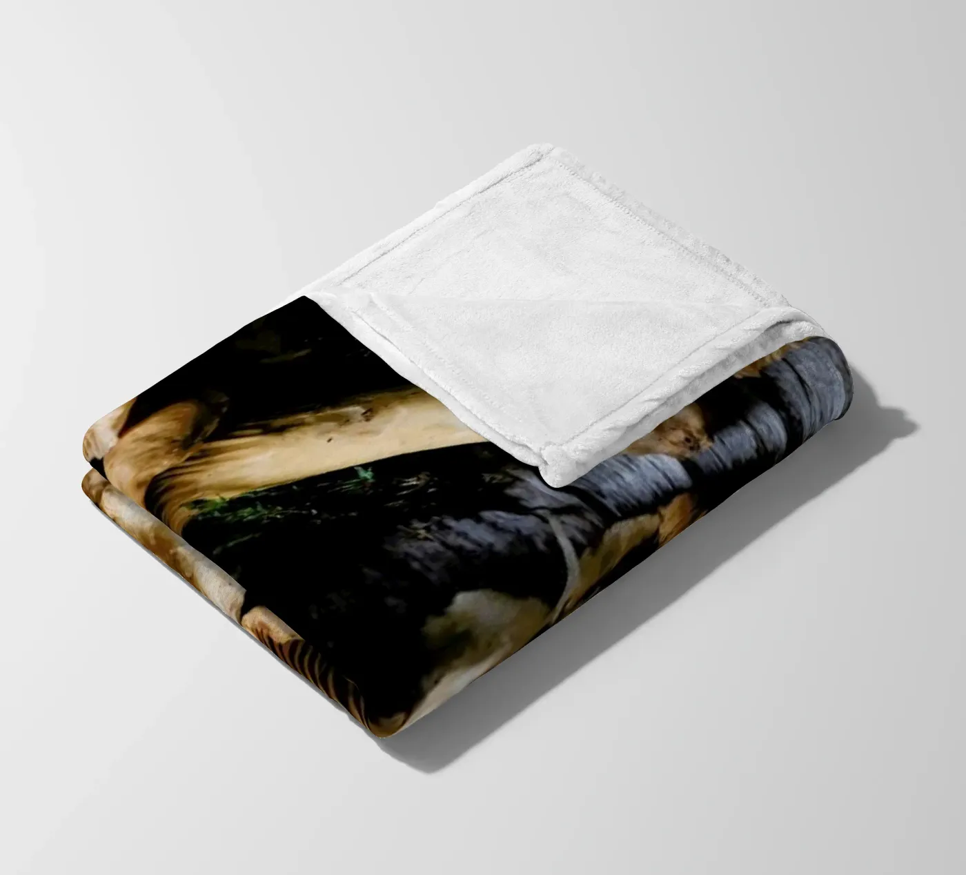 Pfifferlinge fleece blanket by Eat this