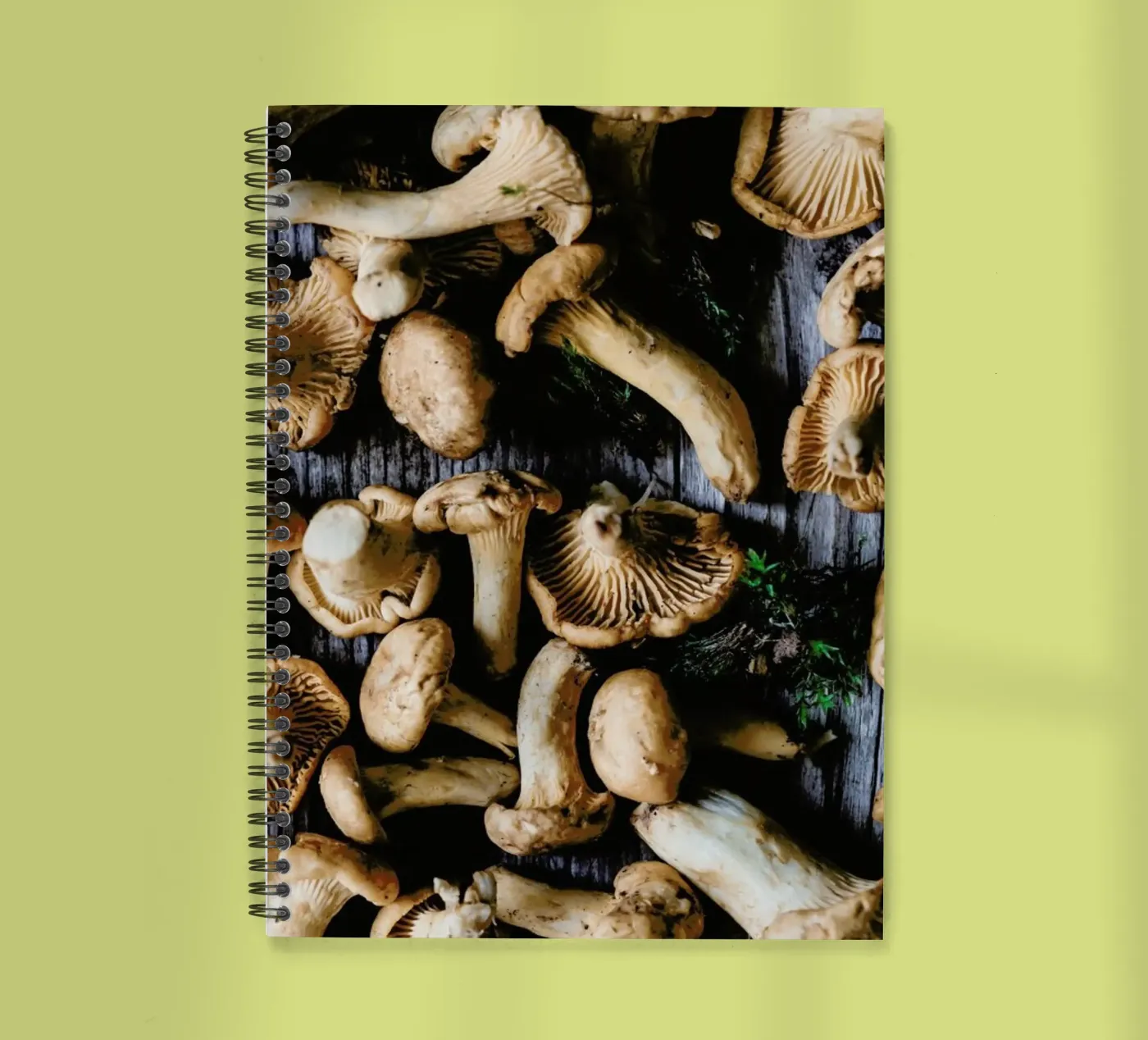 Pfifferlinge spiral notebook by Eat this