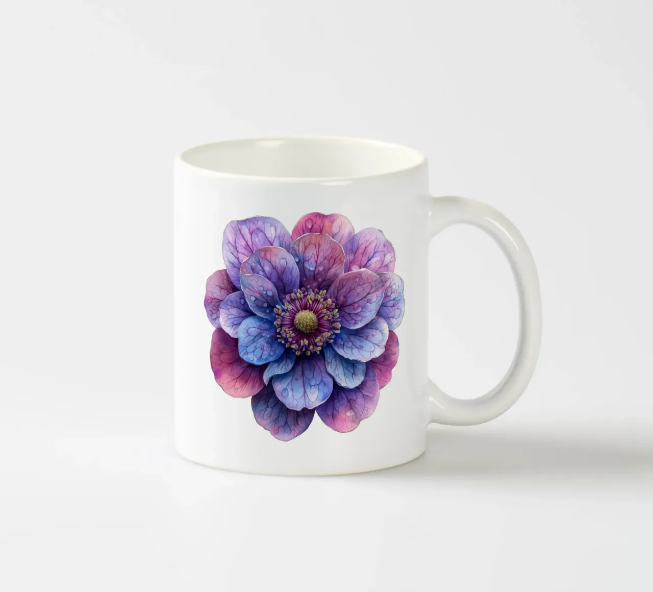 Fiore di scabiosa tazza in ceramica da Bold Blooms