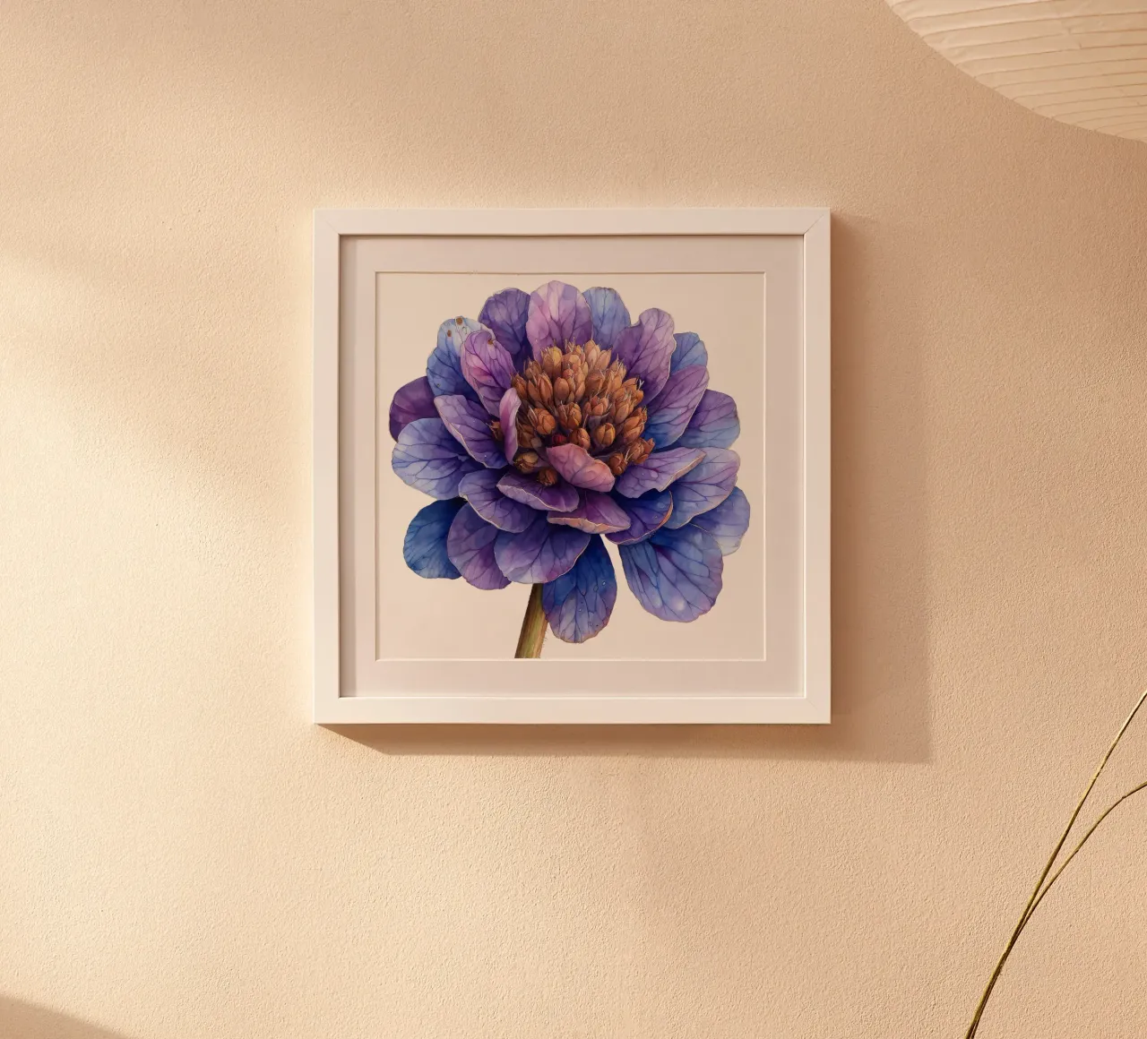 Fleur de scabiosa poster de Bold Blooms