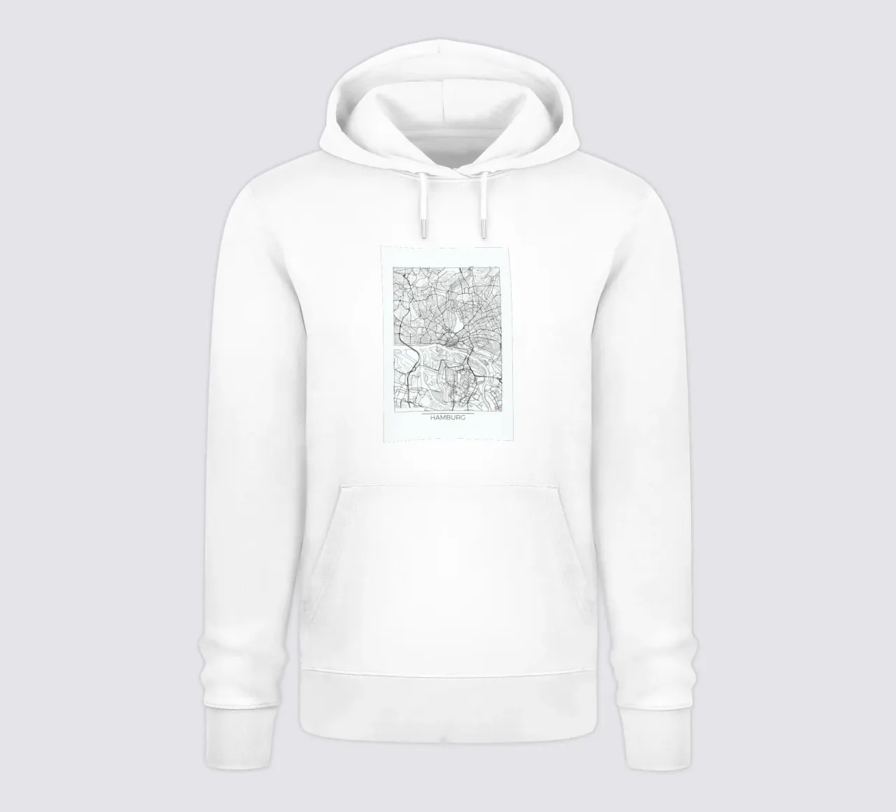 Hamburg Minimal hoodie by Hubert Roguski