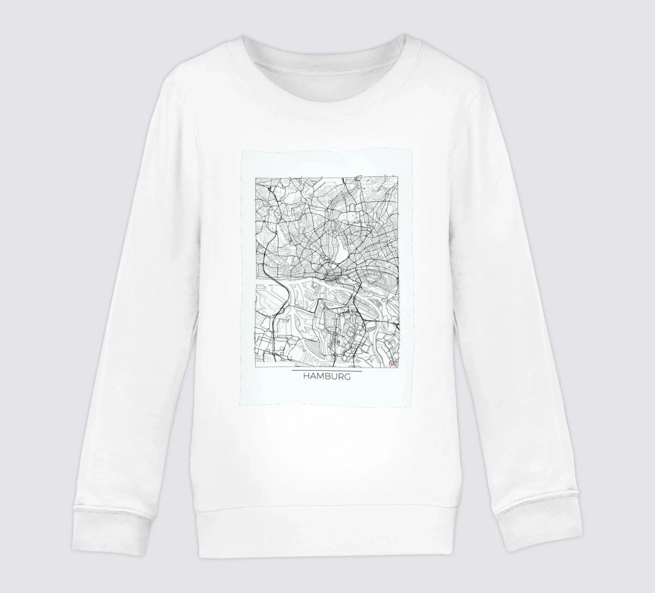 Hamburg Minimal felpa bambino da Hubert Roguski