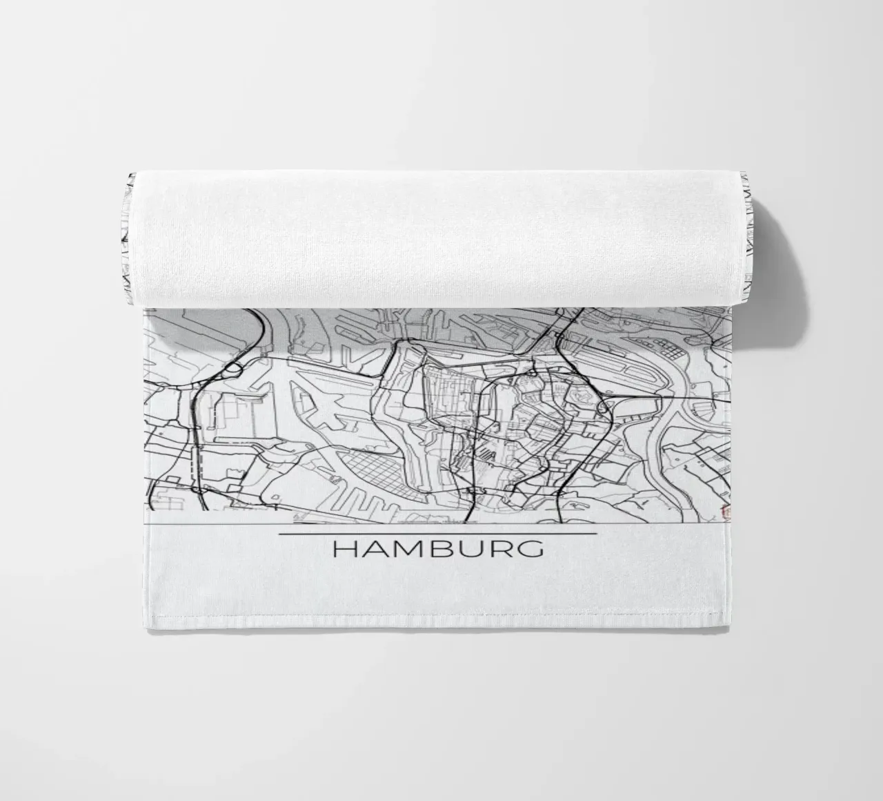 Hamburg Minimal toalla de playa de Hubert Roguski
