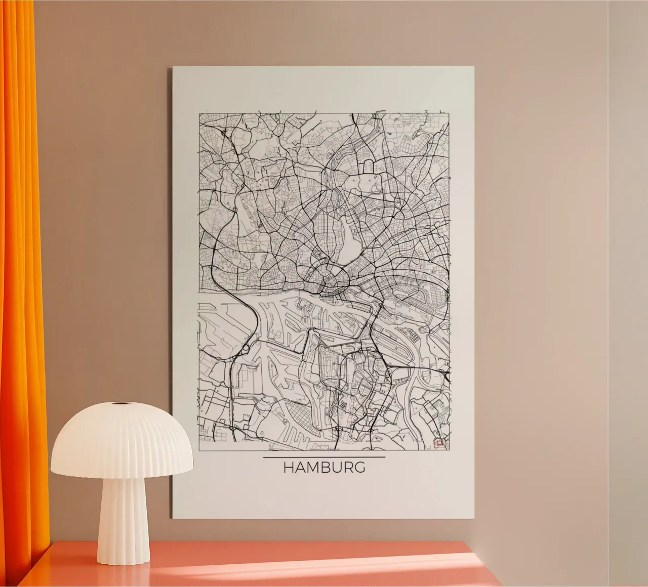 Hamburg Minimal alluminio dibond da Hubert Roguski