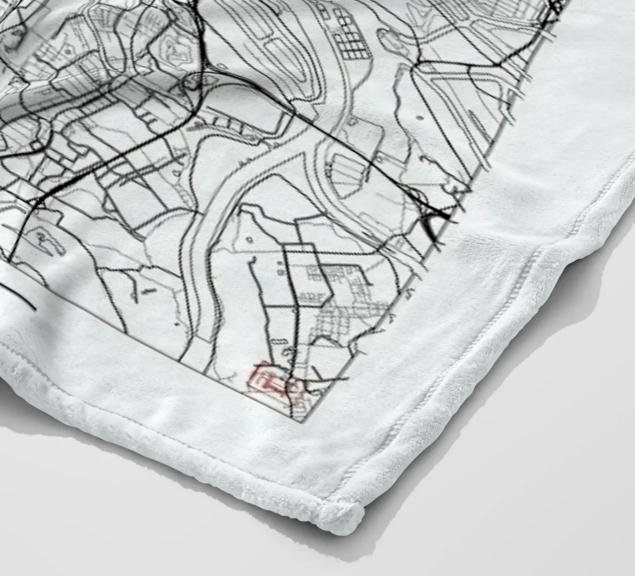 Hamburg Minimal coperta in pile da Hubert Roguski