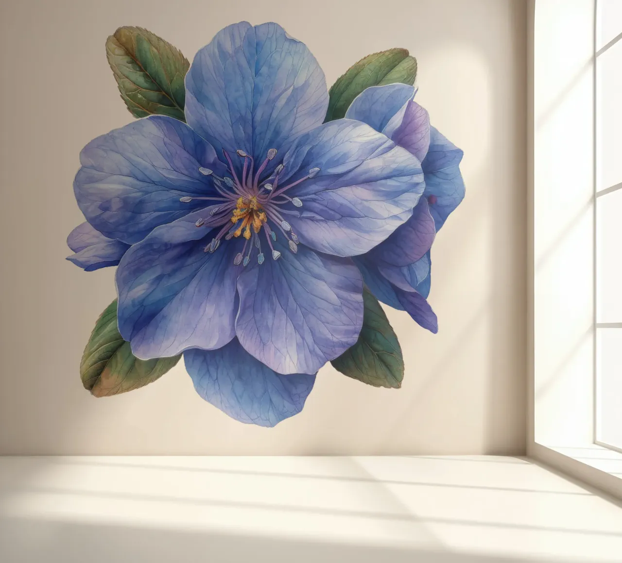 Scaevola Bloem fotobehang van Bold Blooms