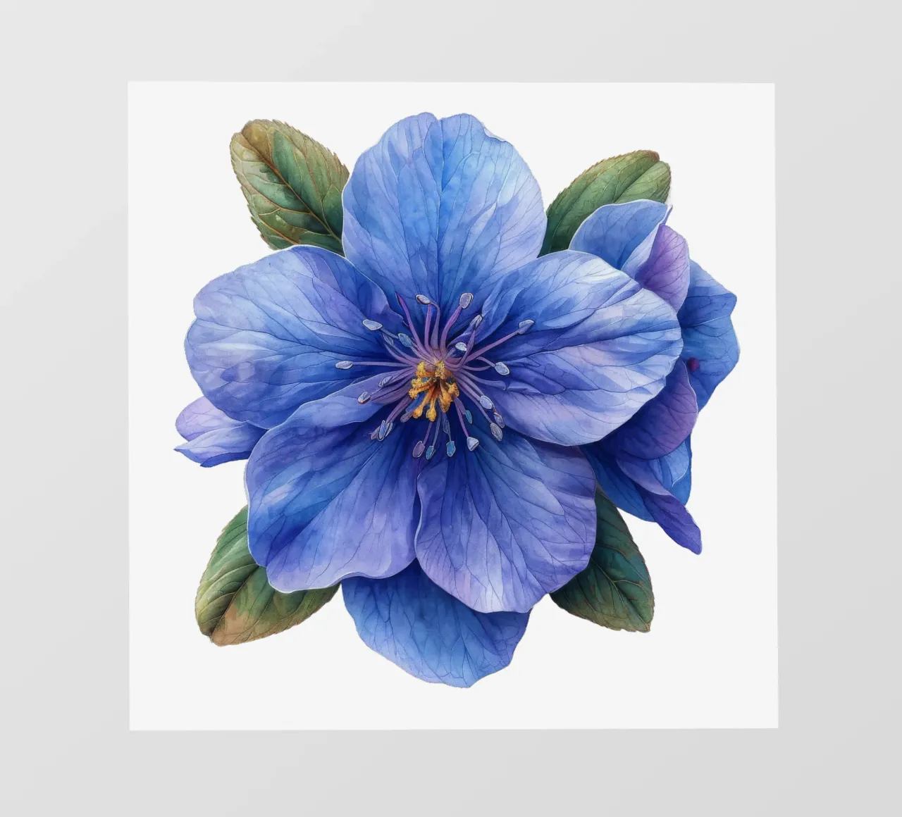 Scaevola Bloem fotobehang van Bold Blooms