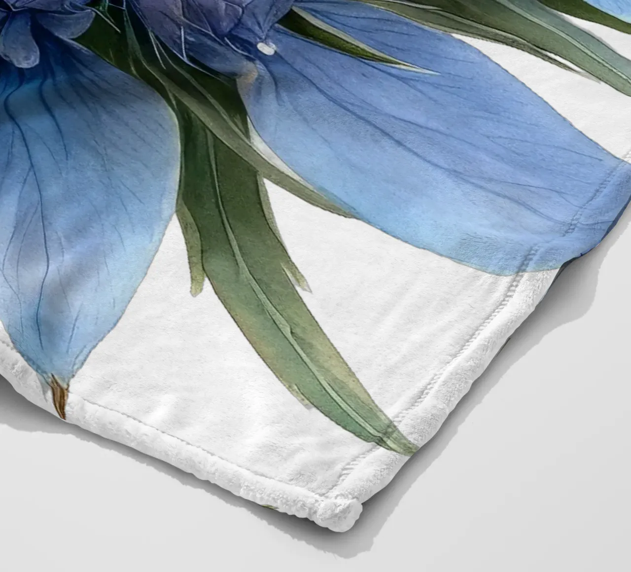Fiore di agrifoglio marino coperta in pile da Bold Blooms
