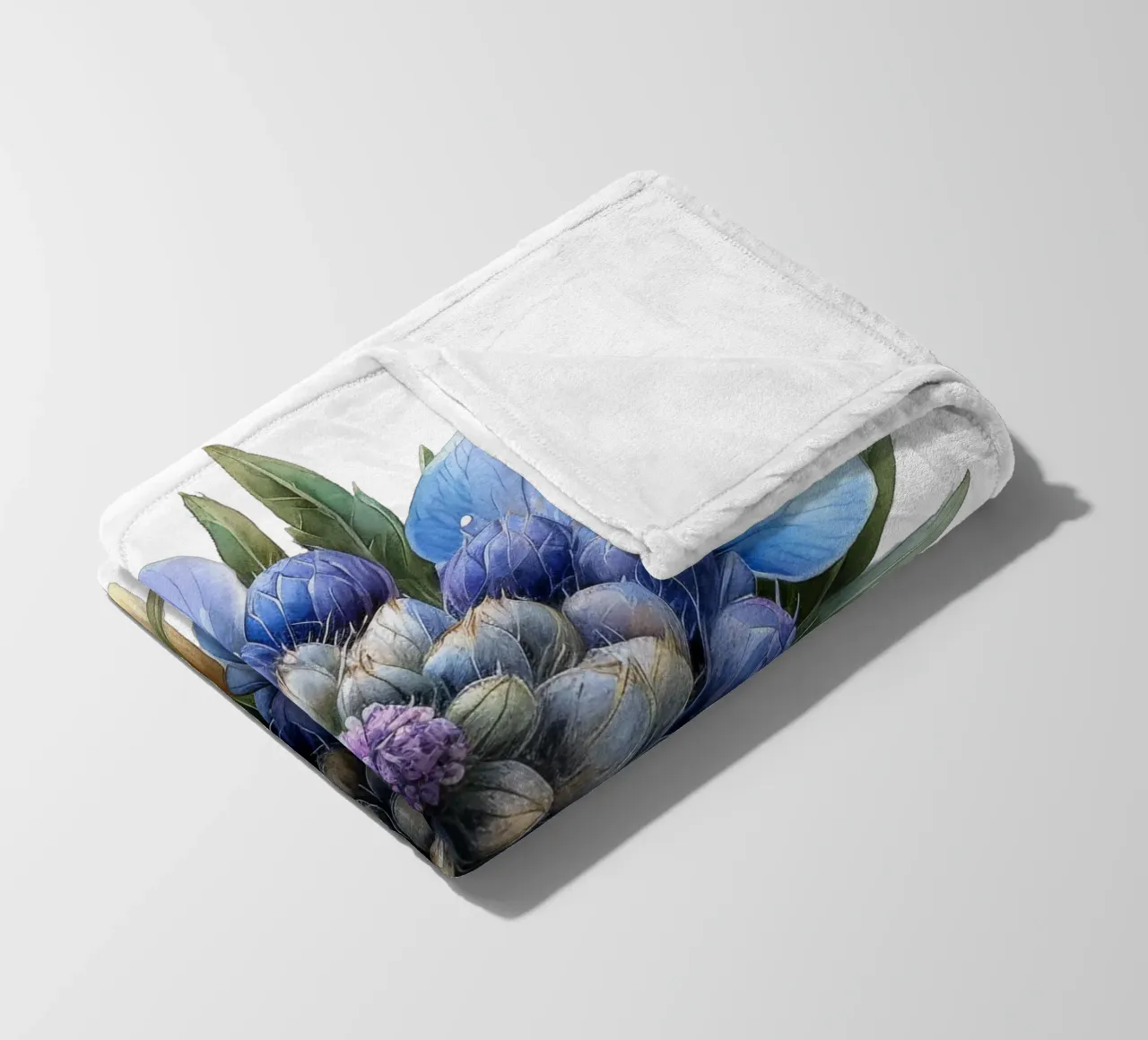 Fiore di agrifoglio marino coperta in pile da Bold Blooms