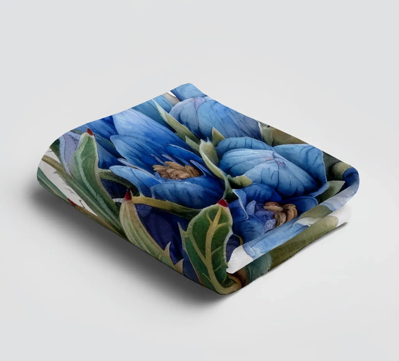 Flor de acebo marino toalla de baño de Bold Blooms