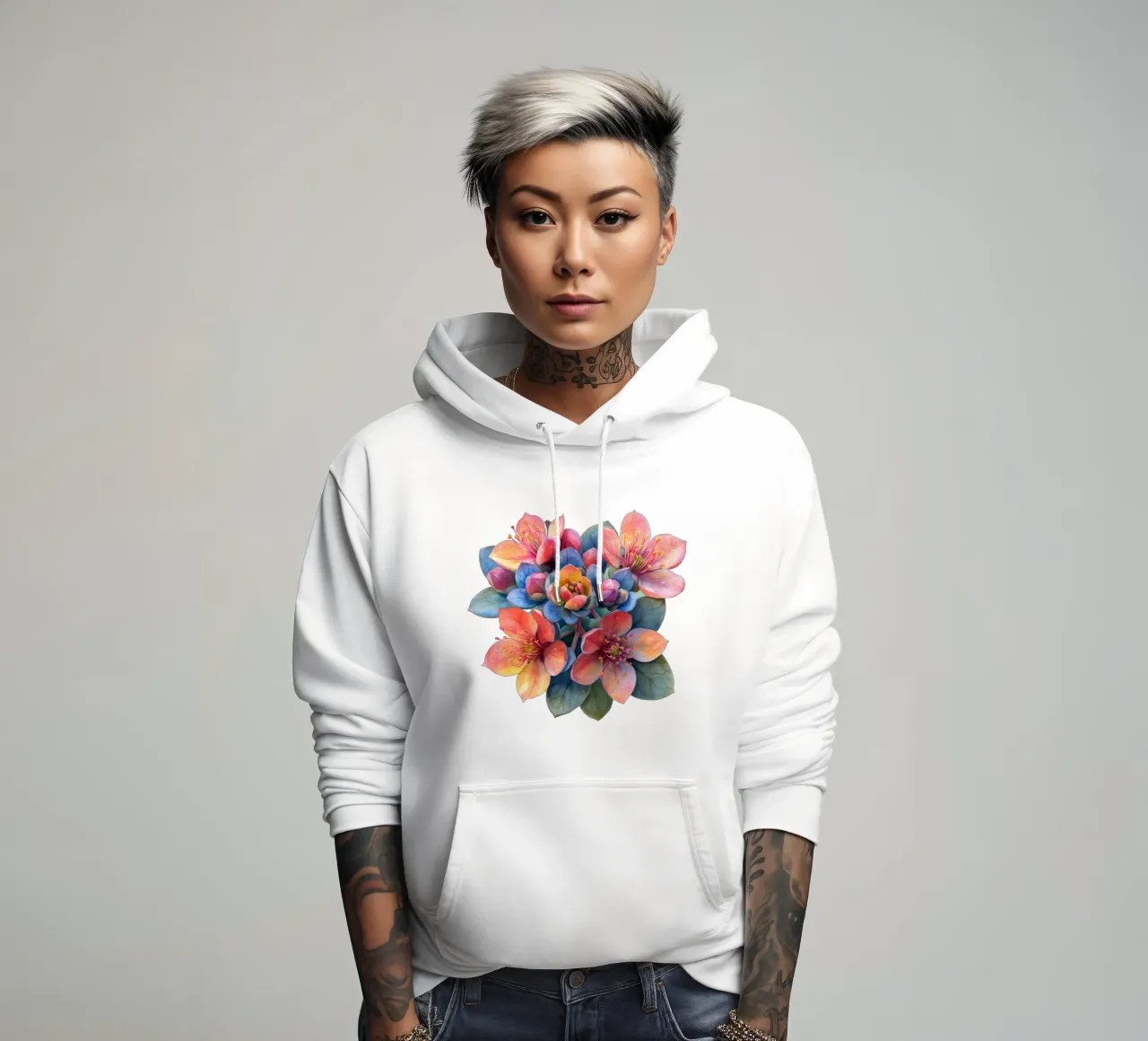 Sedum Blume Hoodie von Bold Blooms