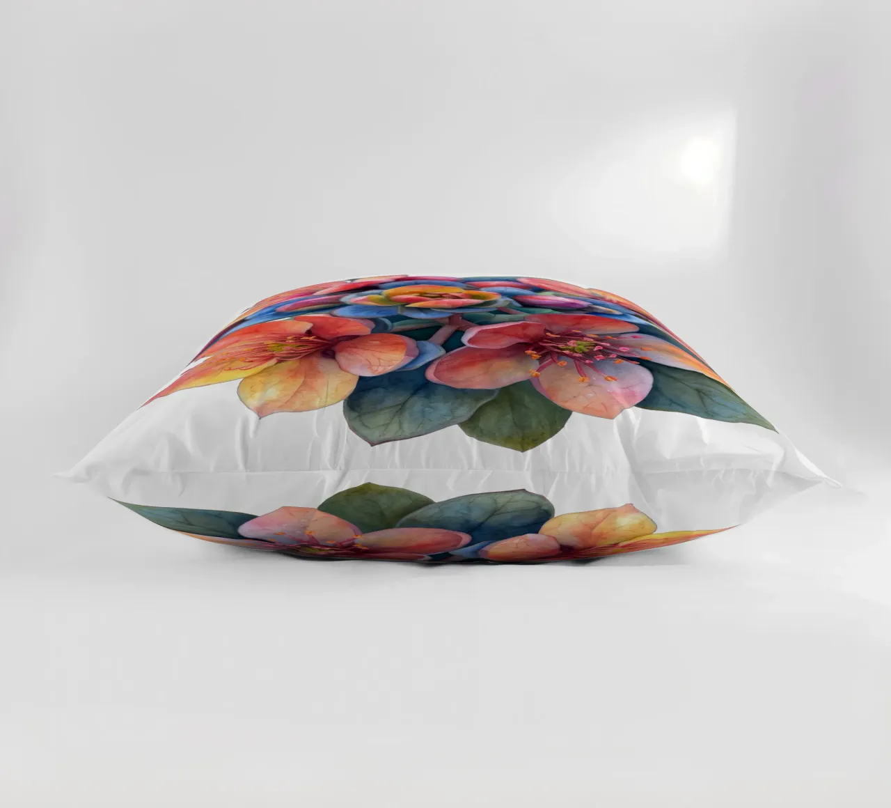 Sedum Flower decorative cushion by Bold Blooms