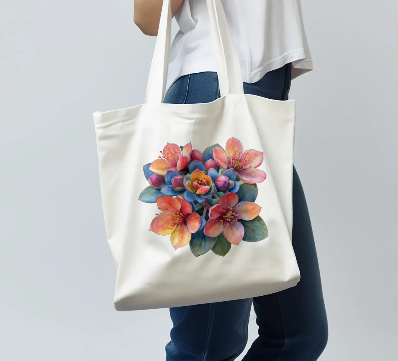Fleur de sédum tote bag de Bold Blooms