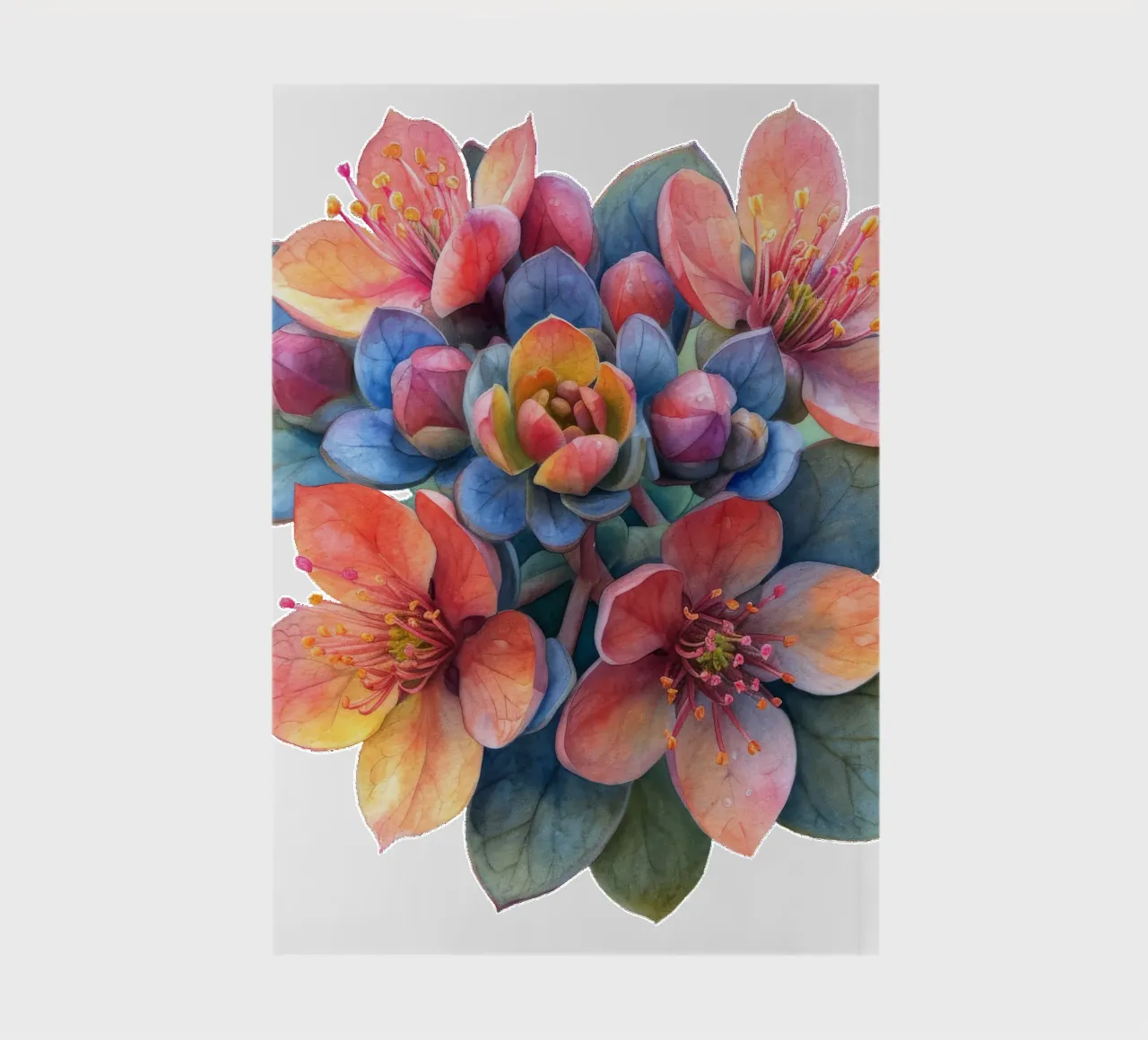 Sedum Flower notebook by Bold Blooms