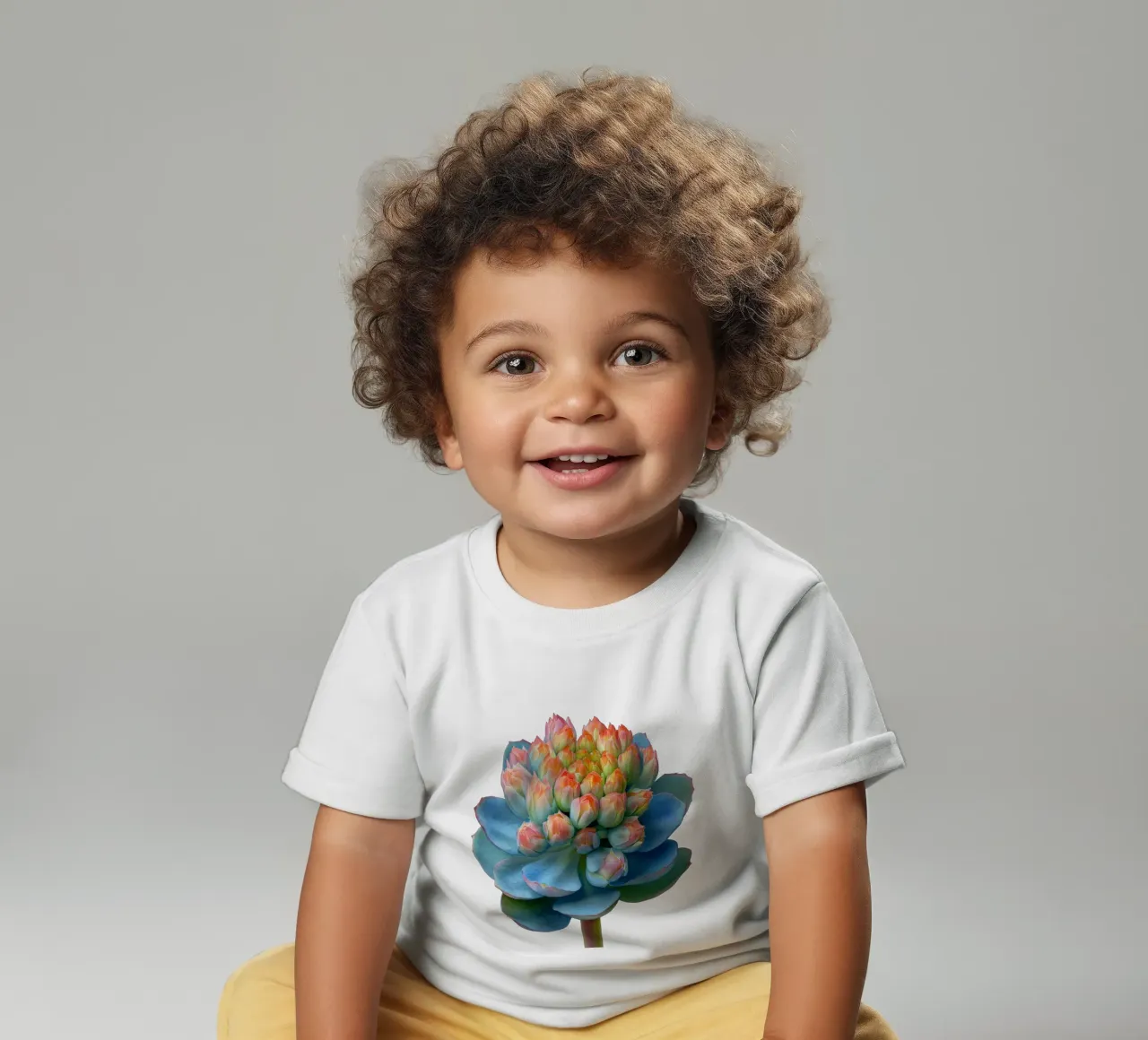 Sedum Flower baby t-shirt by Bold Blooms