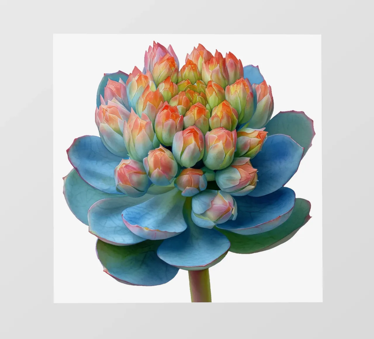 Sedum Flower pvc cover by Bold Blooms