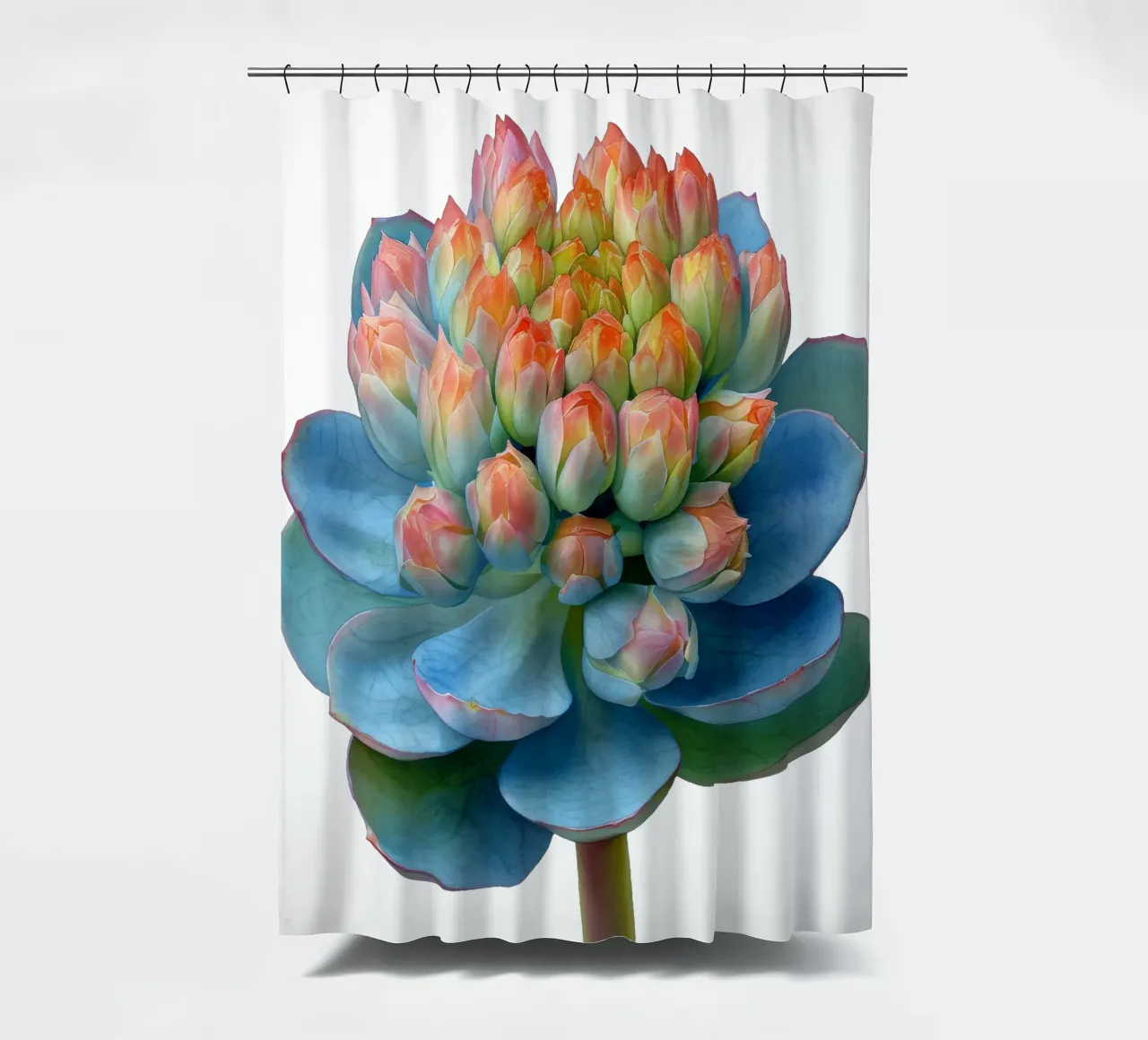Sedum Flower shower curtain by Bold Blooms