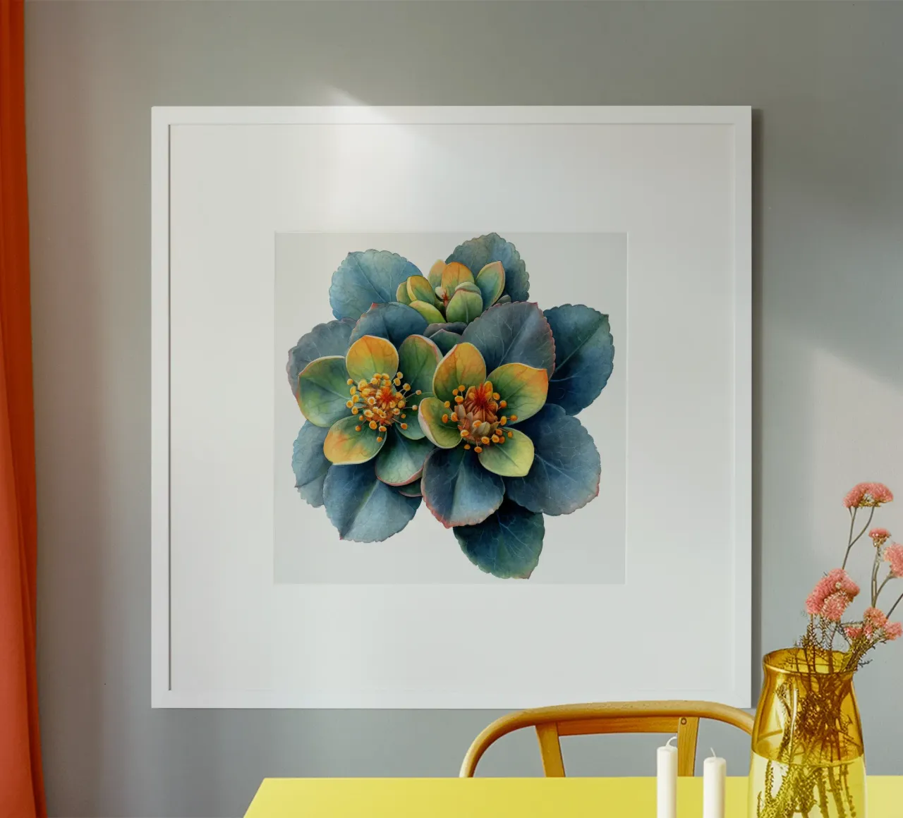 Fiore di Sedum poster da Bold Blooms