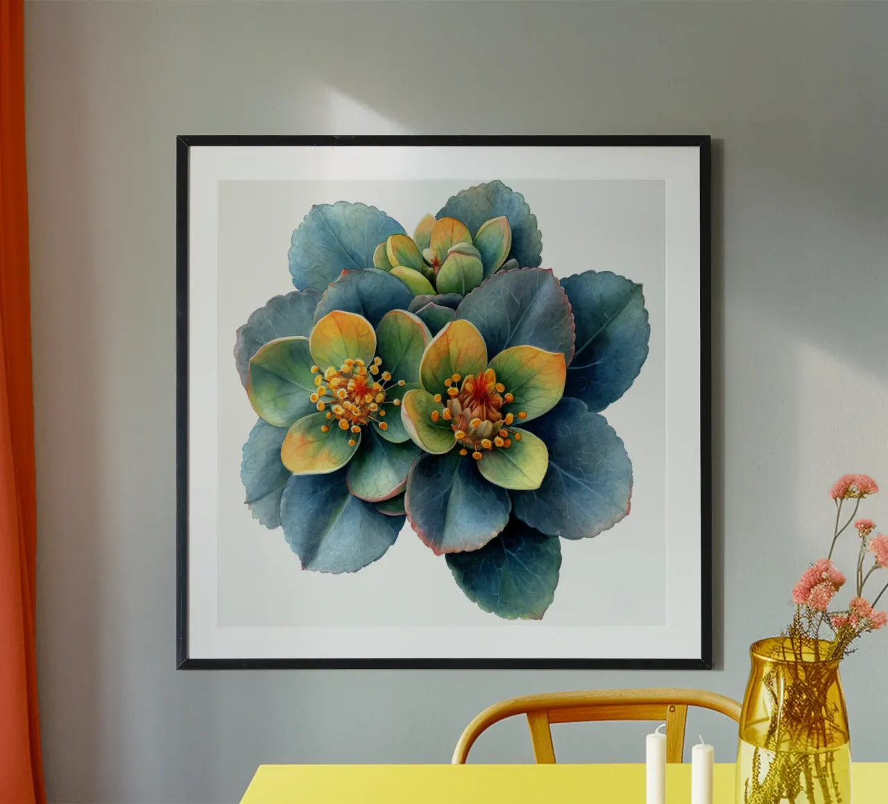 Fiore di Sedum poster da Bold Blooms
