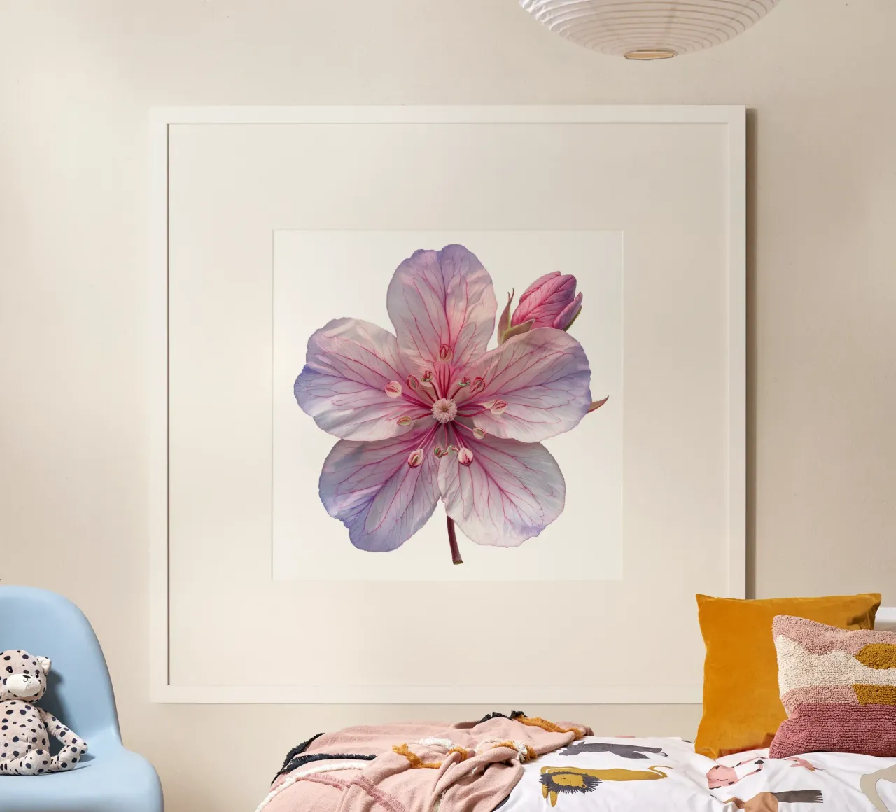 Zijdebloem poster van Bold Blooms