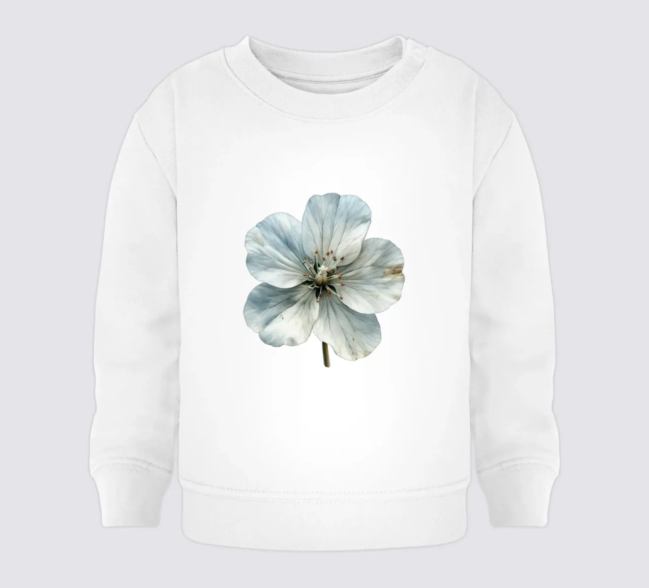 Fiore di Silene felpa neonato da Bold Blooms