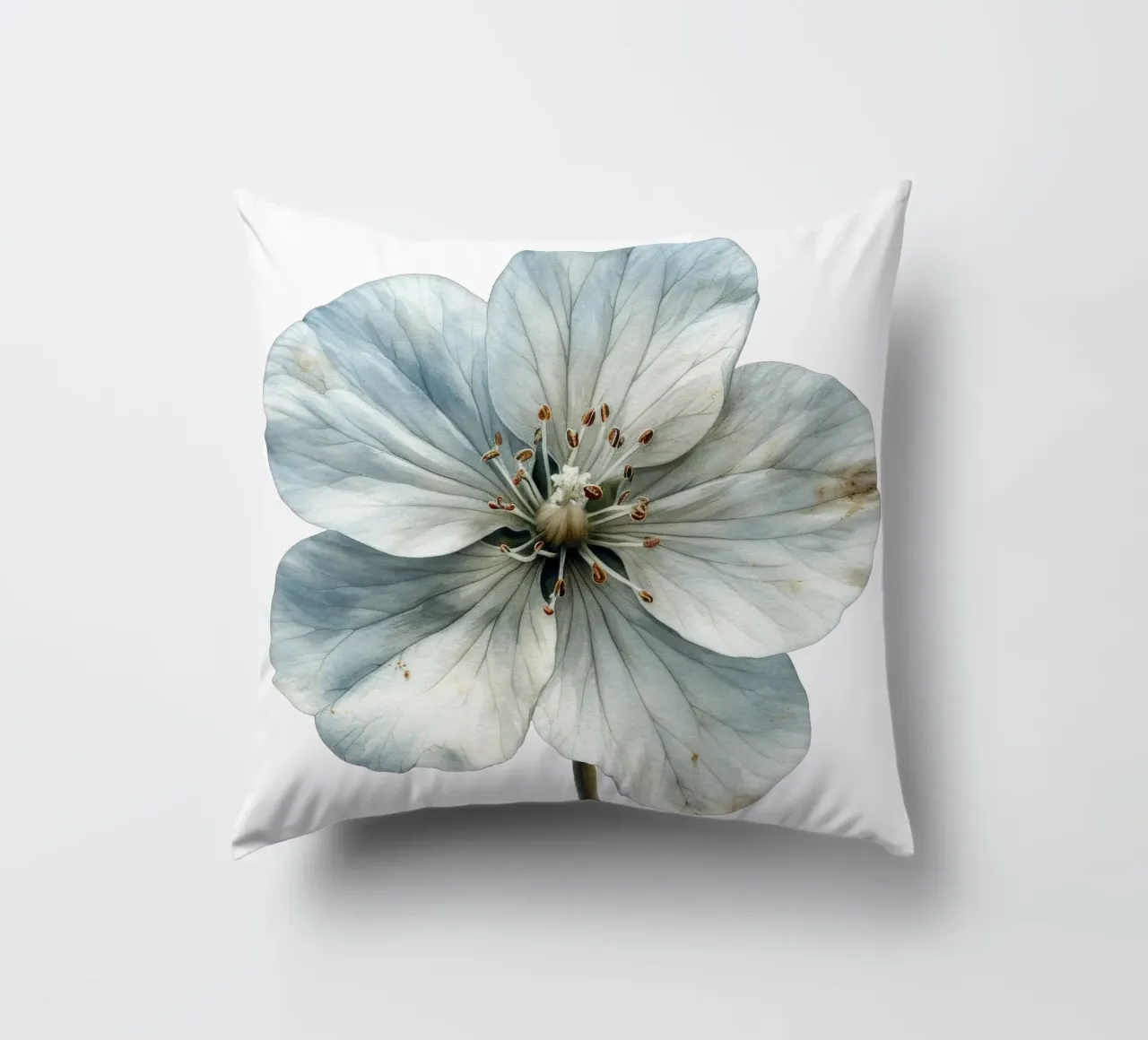 Silene Flower decorative cushion by Bold Blooms