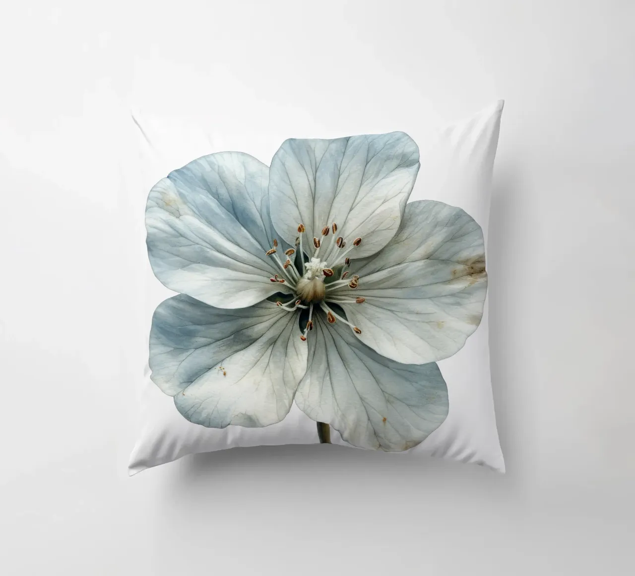 Silene Flower decorative cushion by Bold Blooms