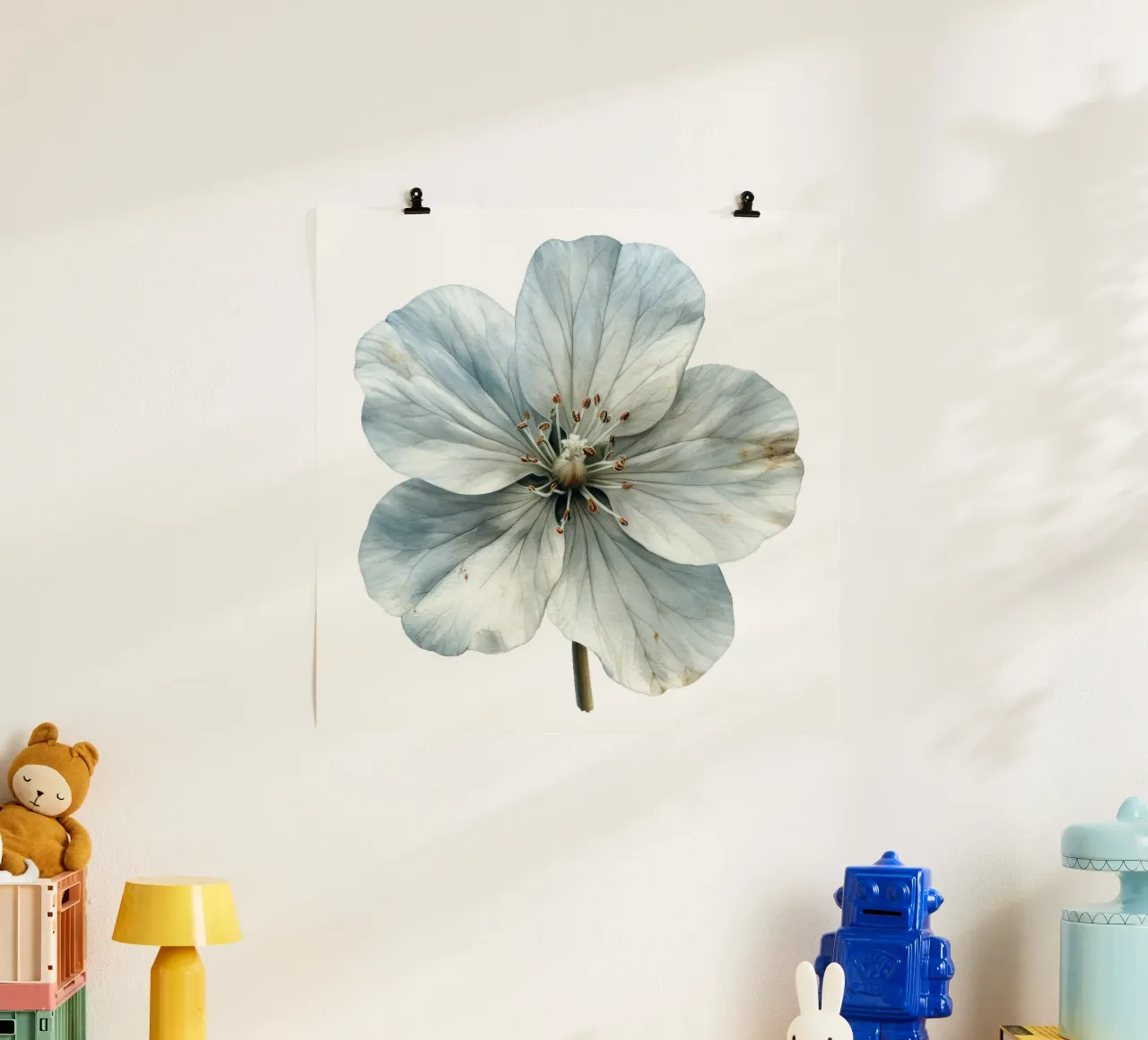 Zijdebloem poster van Bold Blooms