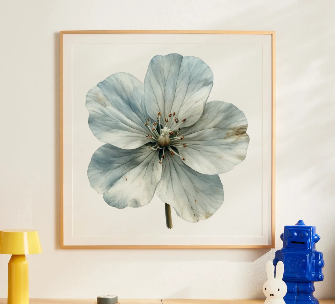 Zijdebloem poster van Bold Blooms