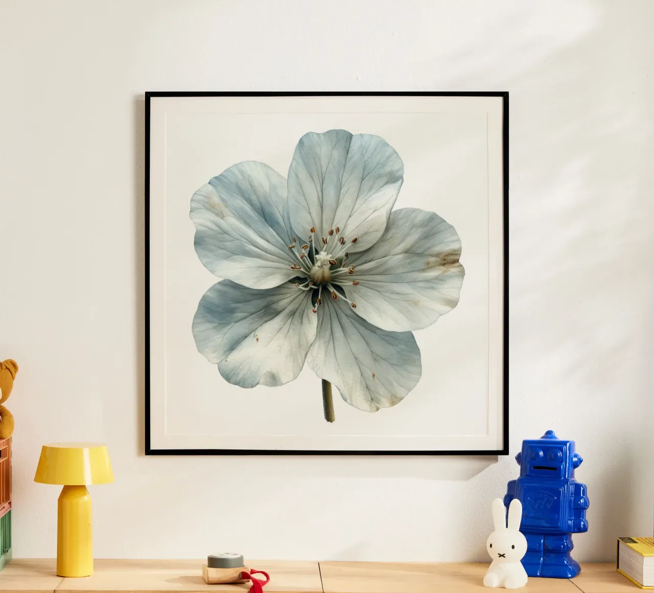 Zijdebloem poster van Bold Blooms