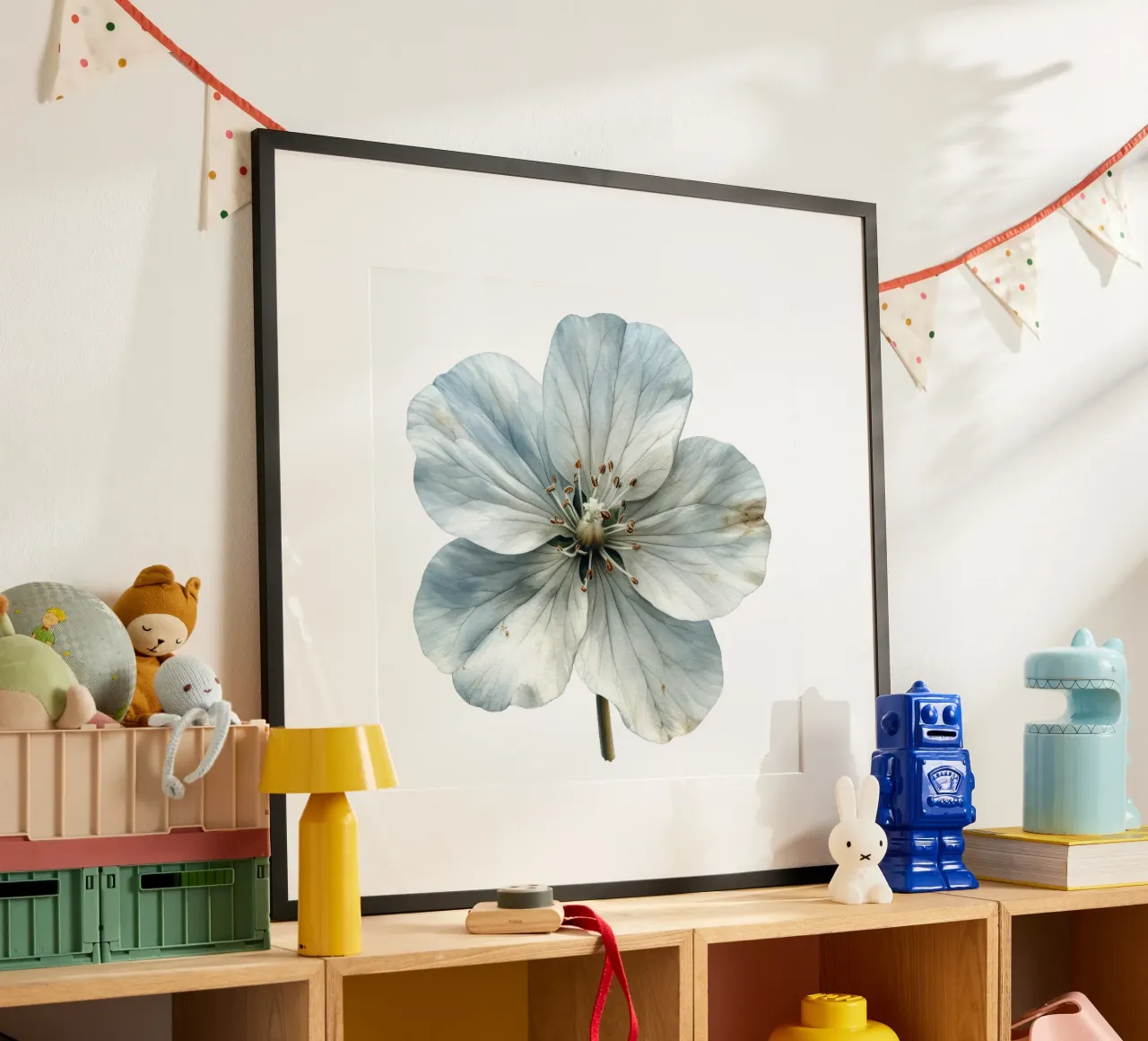 Zijdebloem poster van Bold Blooms