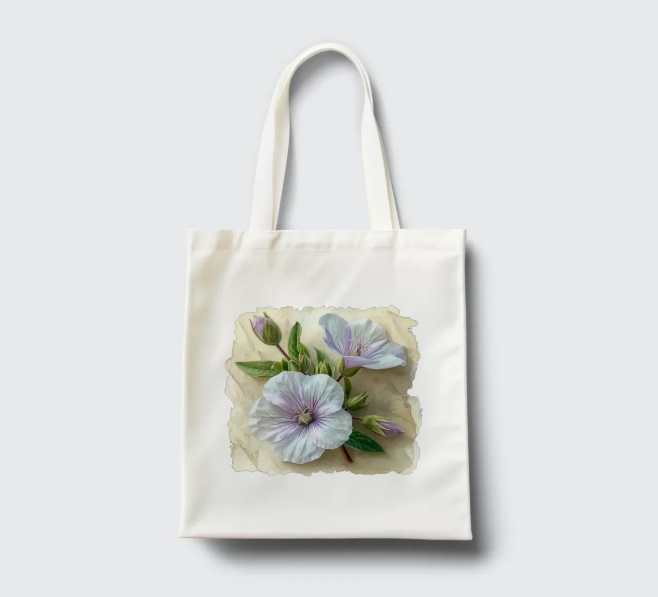 Fiore di Silene borsa in juta da Bold Blooms