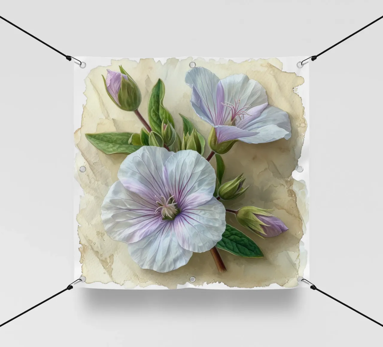 Fiore di Silene telo in pvc da Bold Blooms
