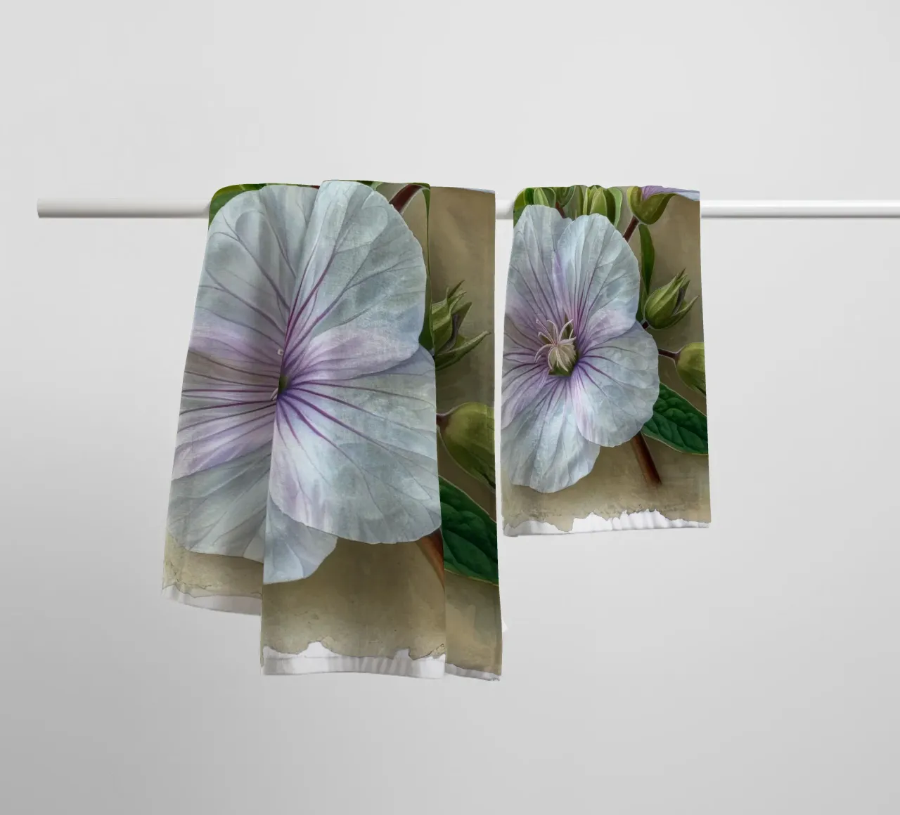 Fiore di Silene asciugamano da bagno da Bold Blooms