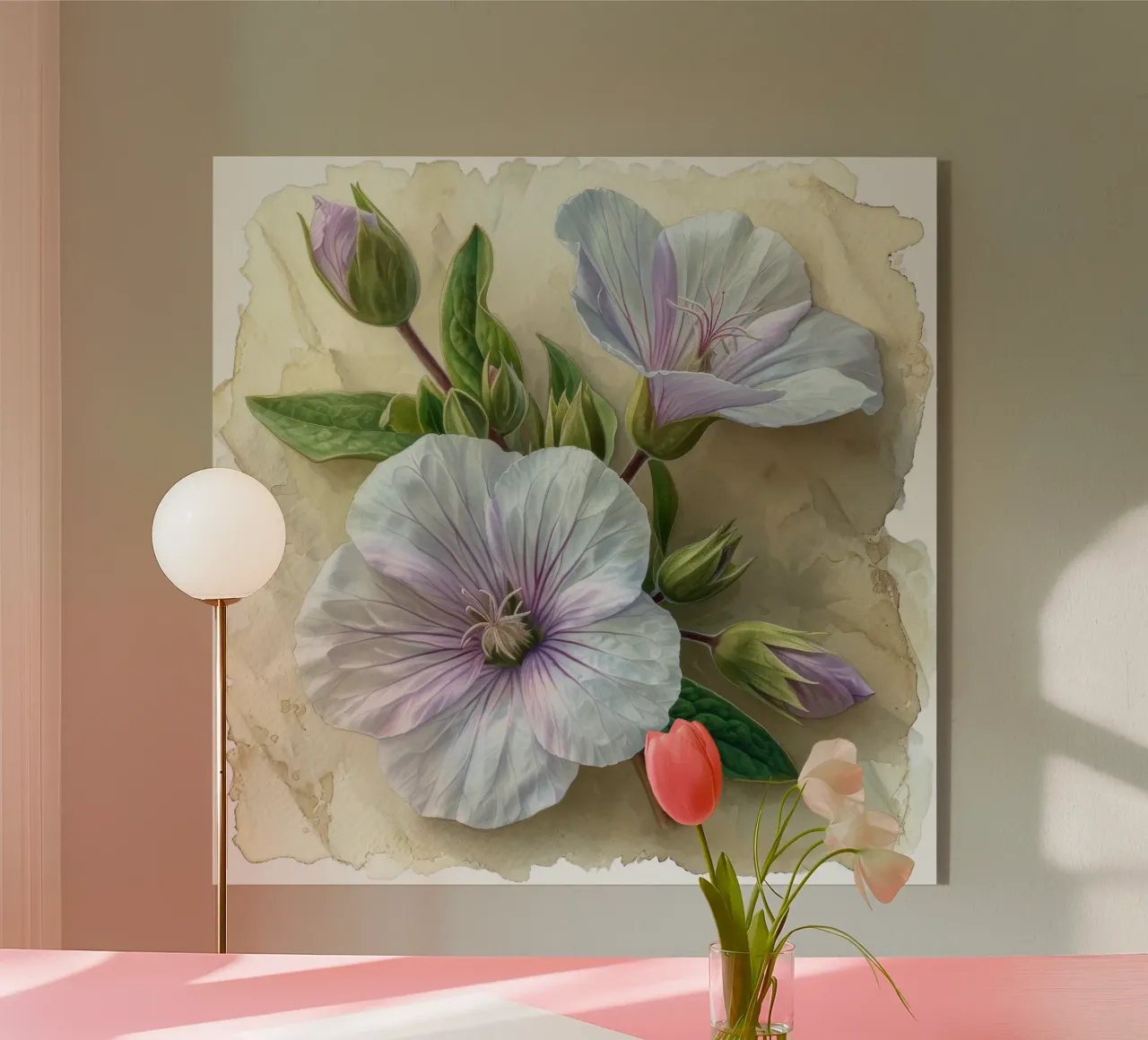 Fiore di Silene plexiglass da Bold Blooms