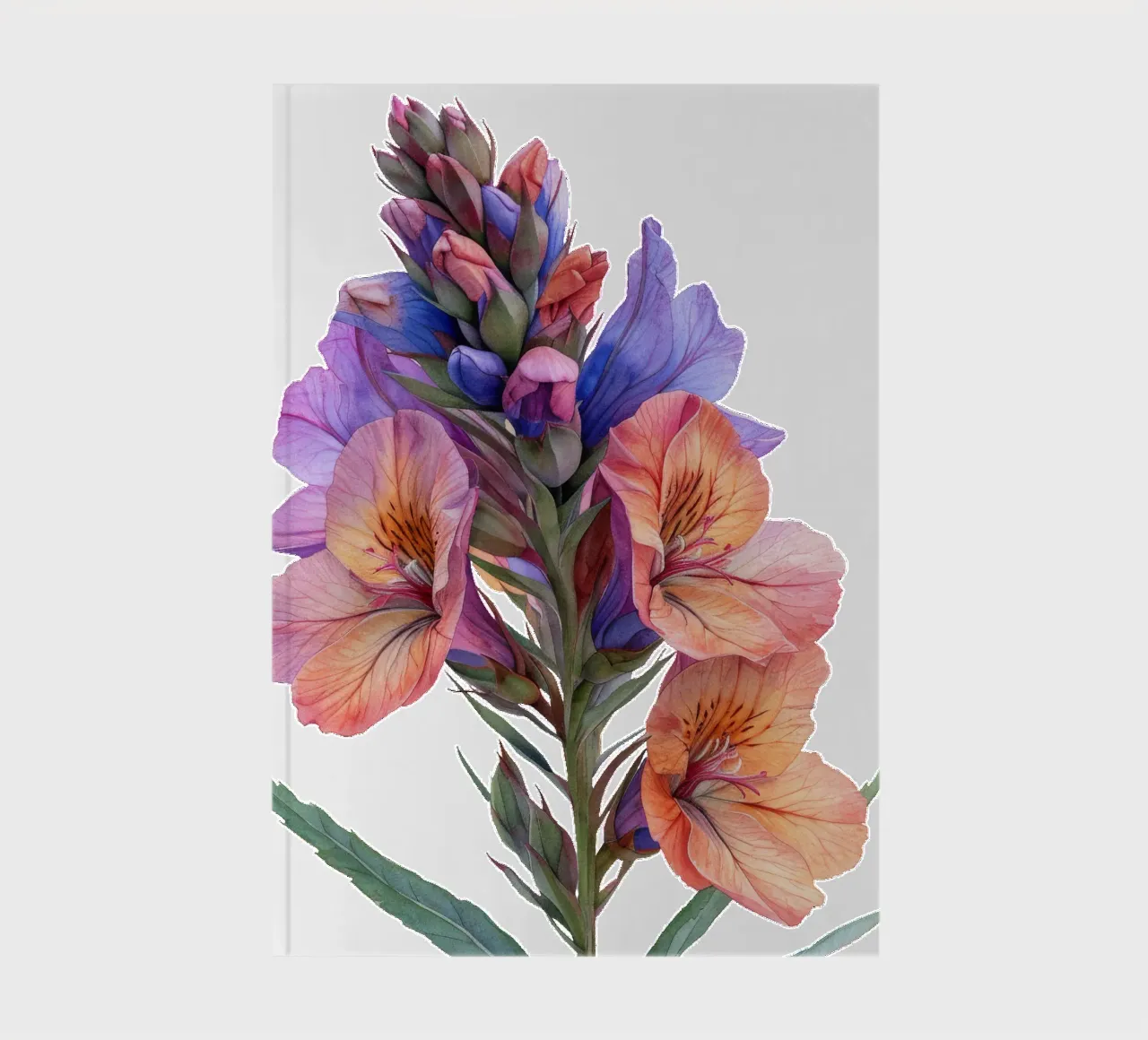 Snapdragon Flower notebook by Bold Blooms