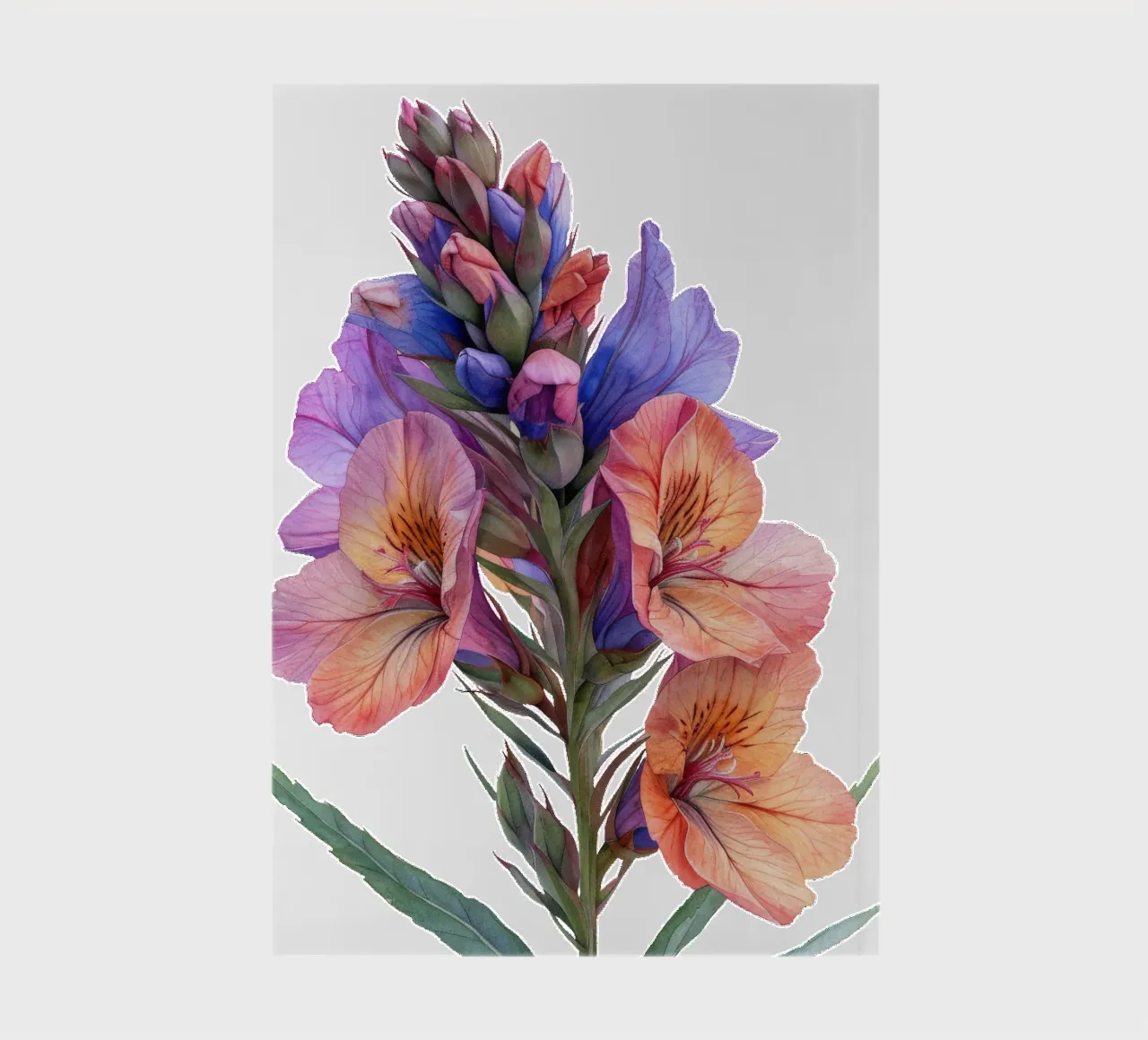 Snapdragon Flower notebook by Bold Blooms